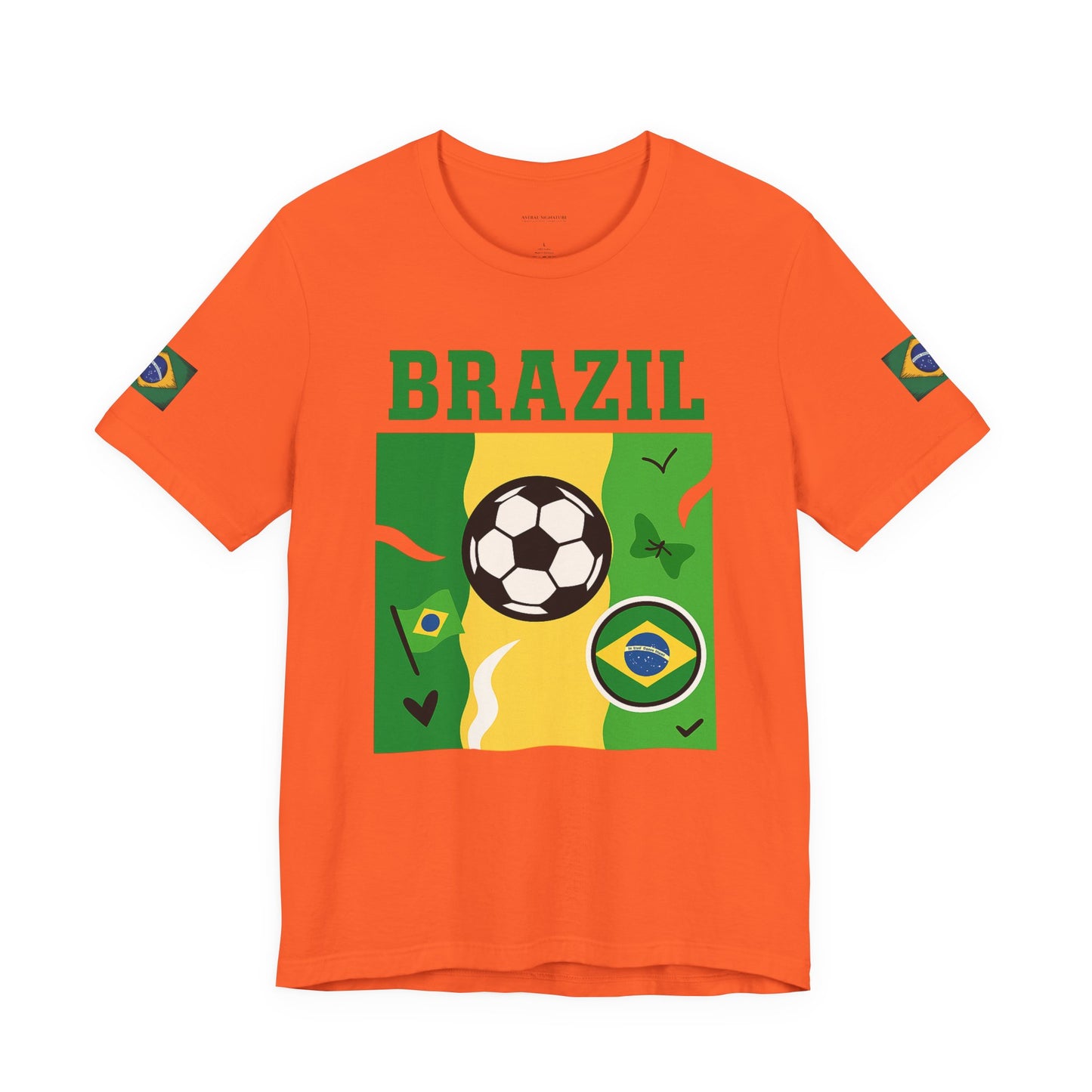 Casual Fashion T-Shirt - GO BRAZIL Team Tee - USA World Cup 2026 Limited Edition