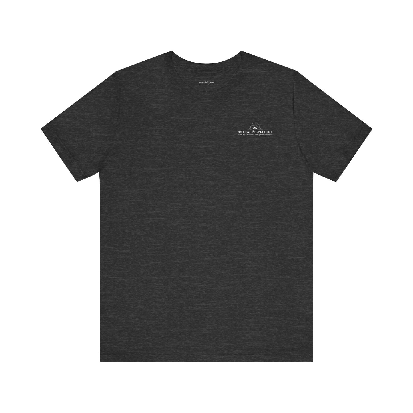 Astral Signature Tee, Unisex T-shirt in darker Colors, Gift for Friends, by Astral Signature