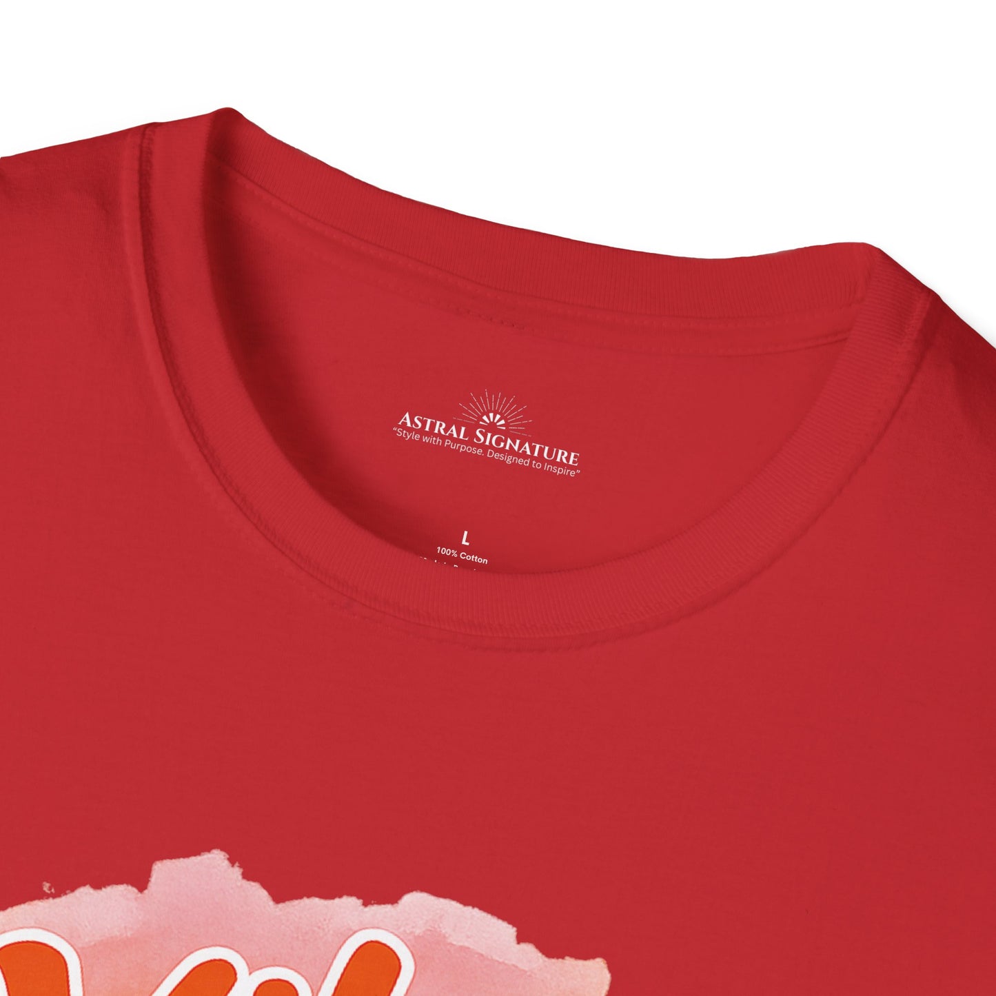 Vibe with Soul Tee, Motivational Unisex Softstyle T-Shirt by Astral Signature