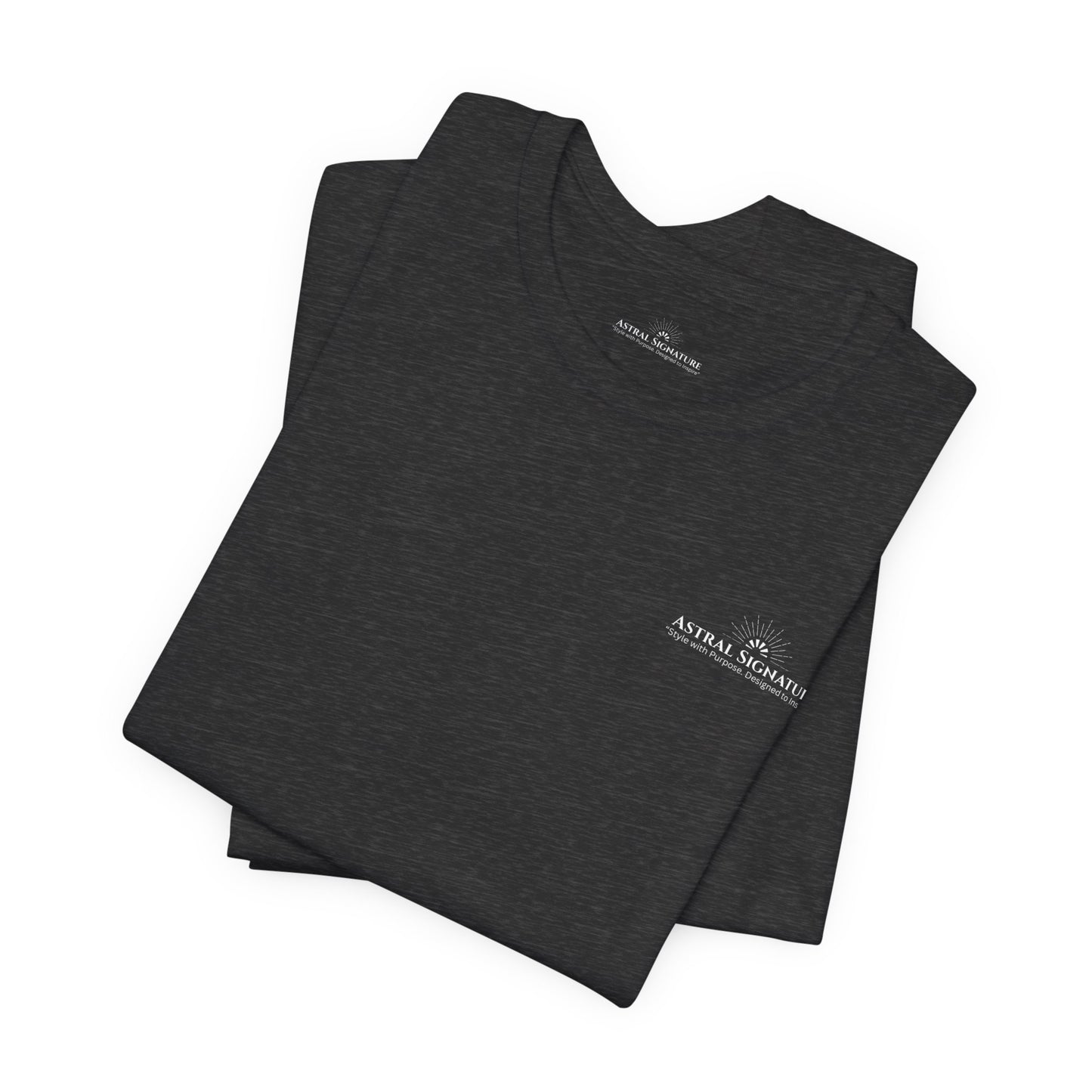 Astral Signature Tee, Unisex T-shirt in darker Colors, Gift for Friends, by Astral Signature
