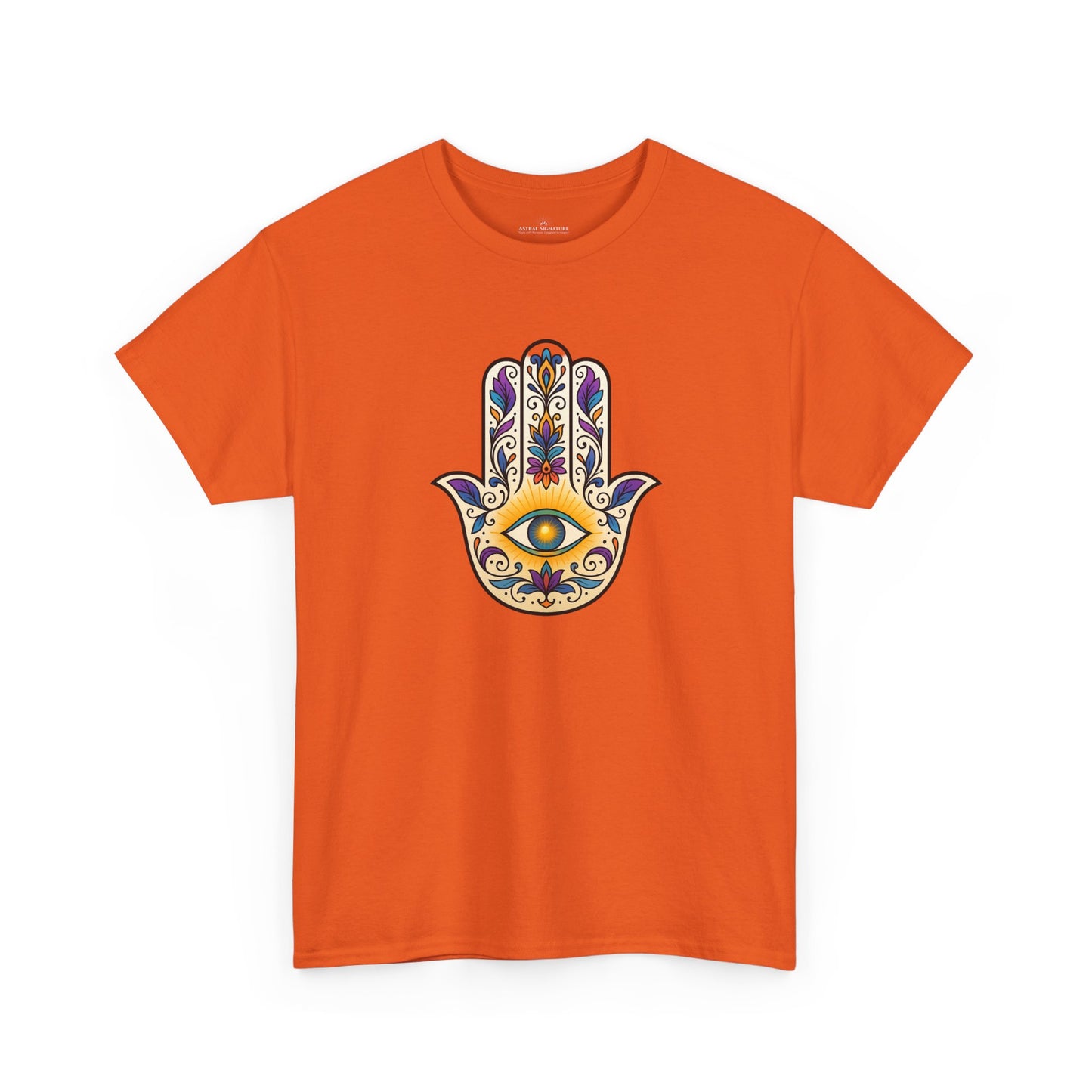 Hamsa Protective Symbol Tee - Astral Signature