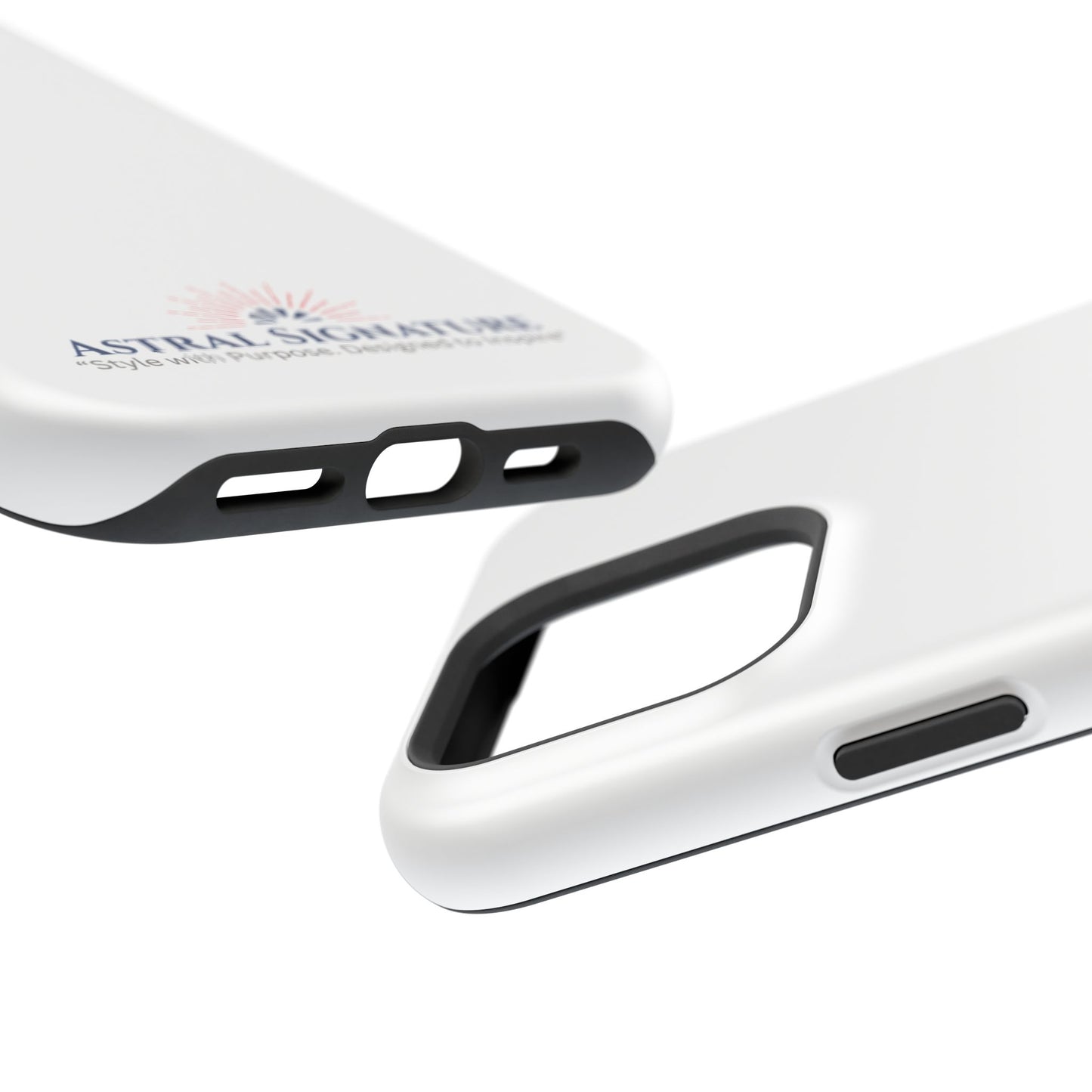 White Phone Case - Impact-Resistant White iPhone & Samsung Galaxy Case by Astral Signature