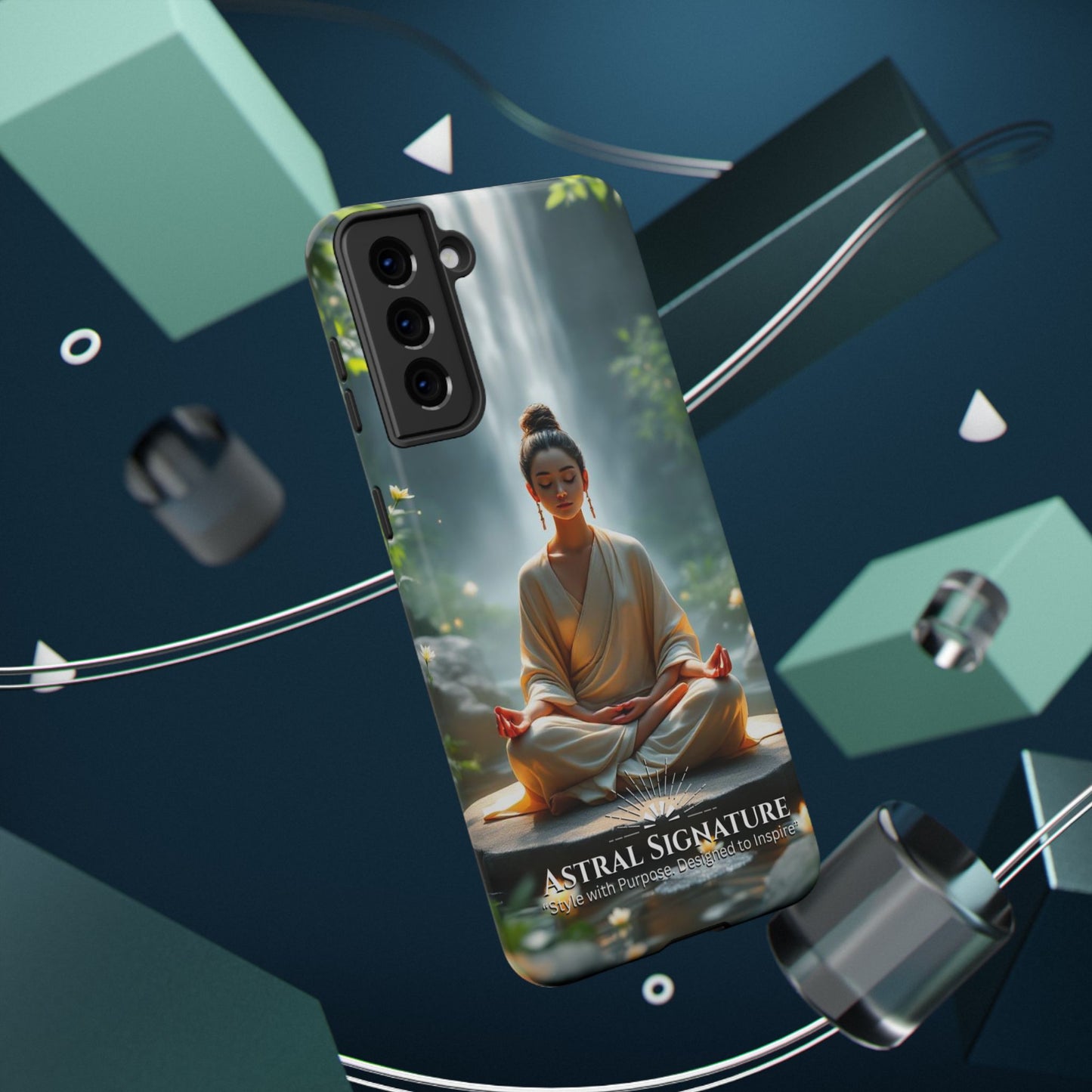 3D Yogi Phone Cases with Symbols and Protection, iPhone Cases with meaning by Astral Signature