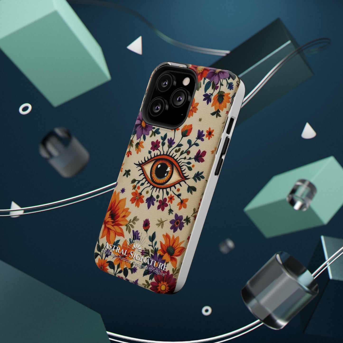 Phone Cases - Eye of God Symbol Impact-Resistant Case by Astral Signature