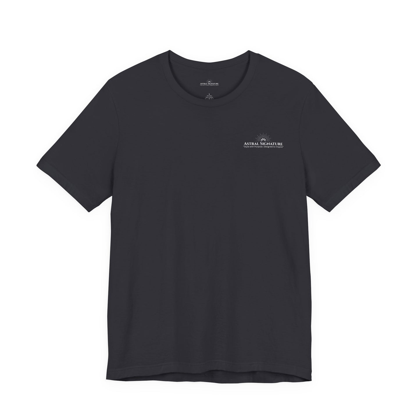 Astral Signature Tee, Unisex T-shirt in darker Colors, Gift for Friends, by Astral Signature