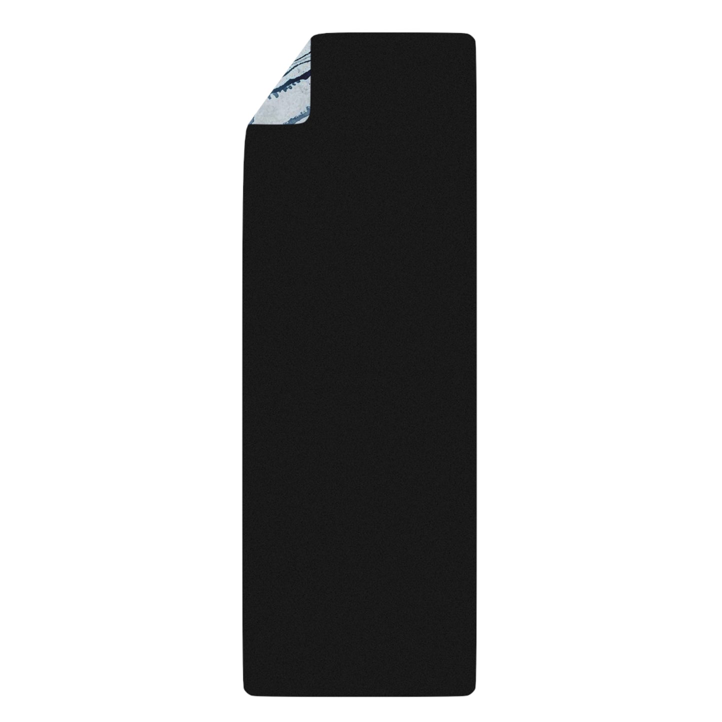 Yoga Mat Calming Pink and Blues Patterns - Rubber Yoga Mat - Astral Signature