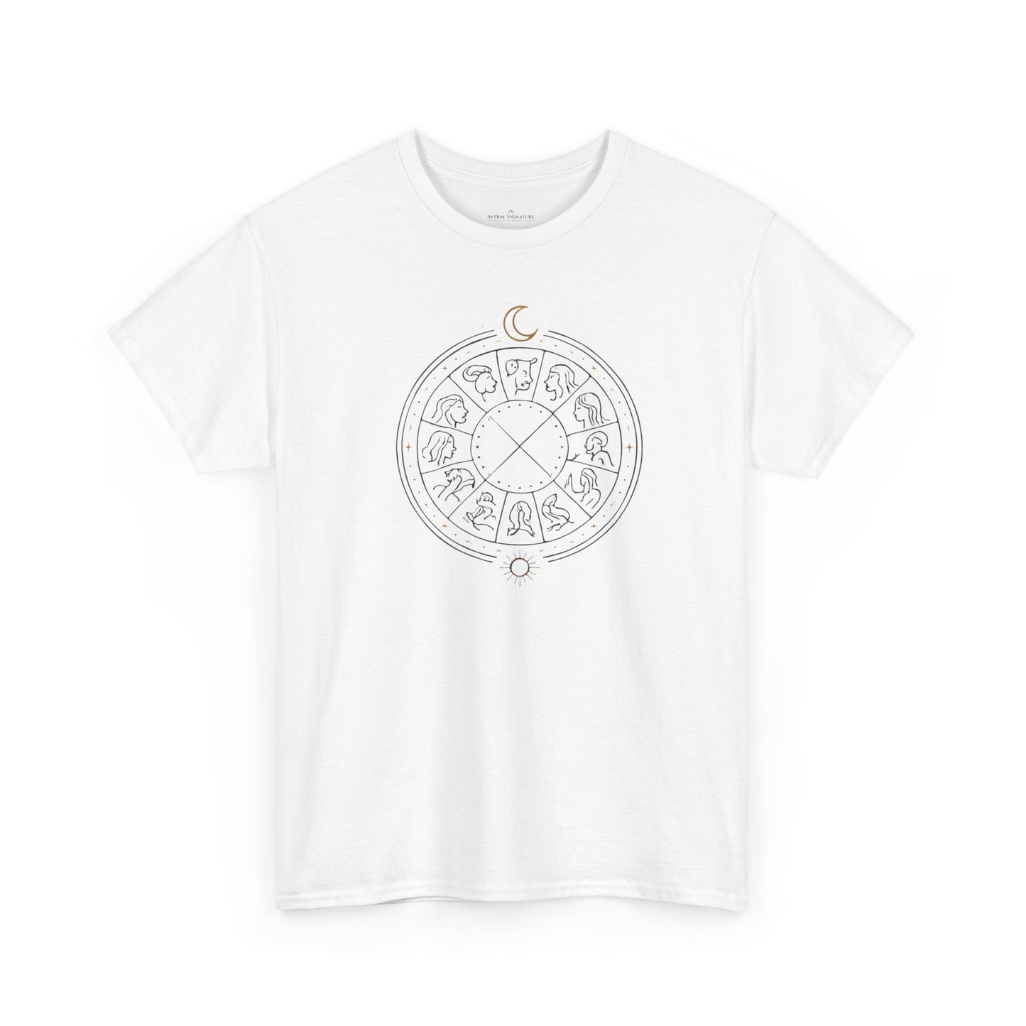 The Zodiac Tee - Unisex Jersey T-Shirt in lighter colors by Astral Signature