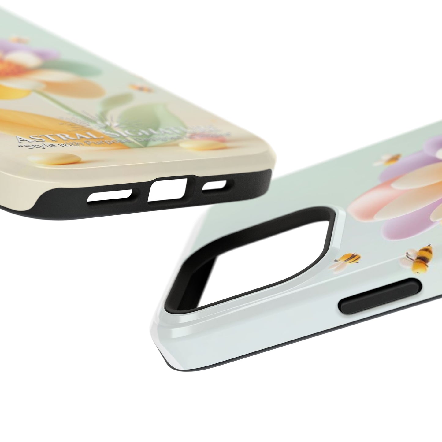 Phone Case Impact-Resistant, Calming 3D Flower Phone Case Impact-Resistant Case for Kids and Adults - Astral Signature