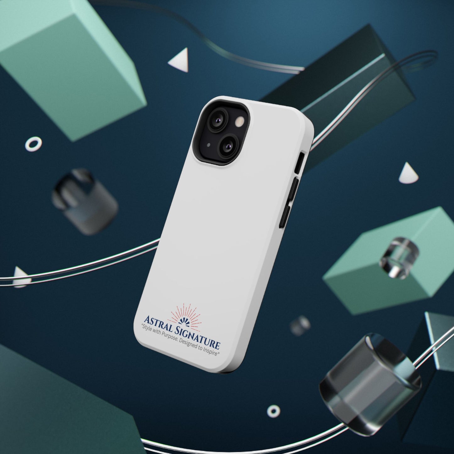 White Phone Case - Impact-Resistant White iPhone & Samsung Galaxy Case by Astral Signature