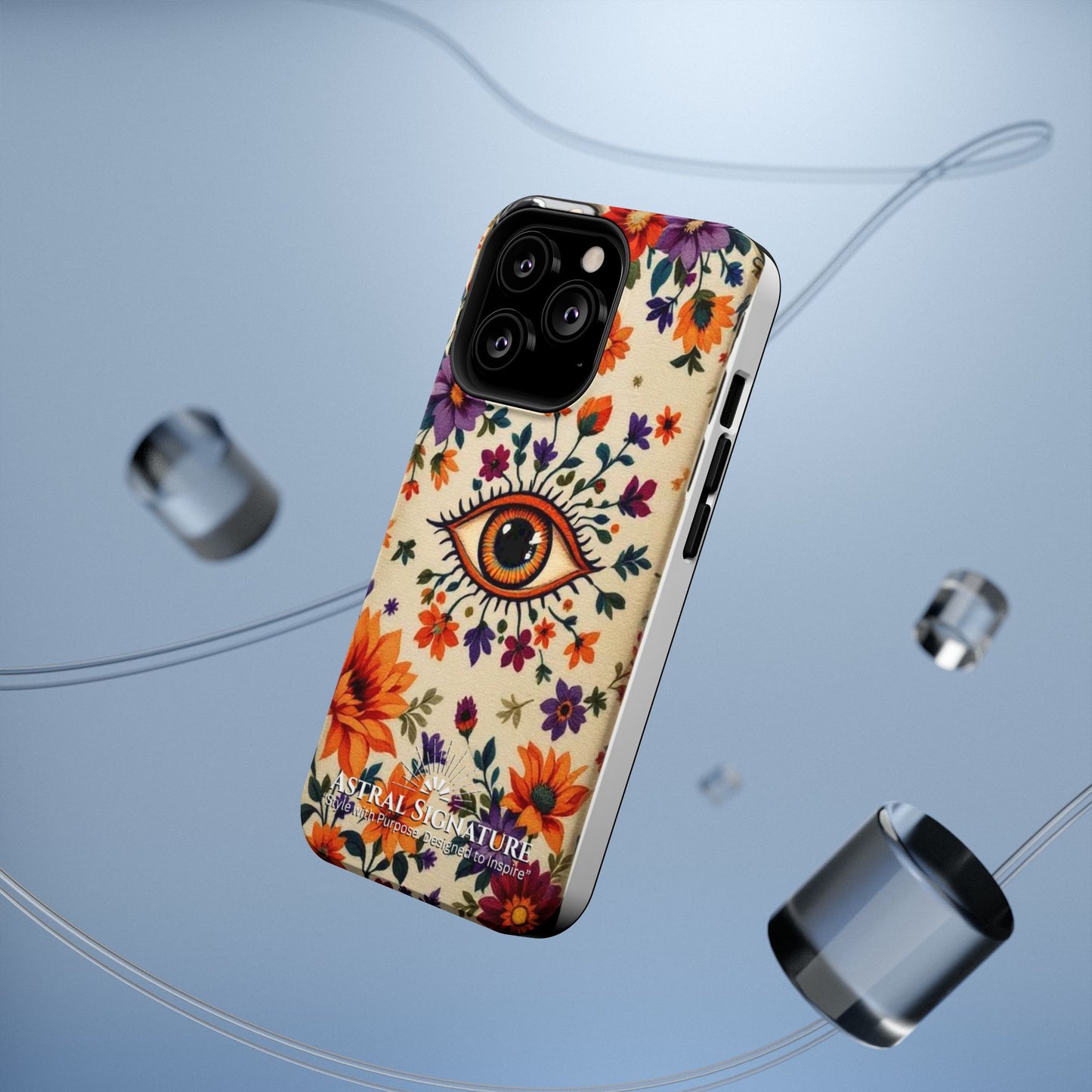 Phone Cases - Eye of God Symbol Impact-Resistant Case by Astral Signature