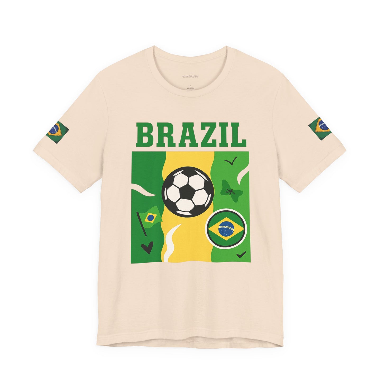 Casual Fashion T-Shirt - GO BRAZIL Team Tee - USA World Cup 2026 Limited Edition