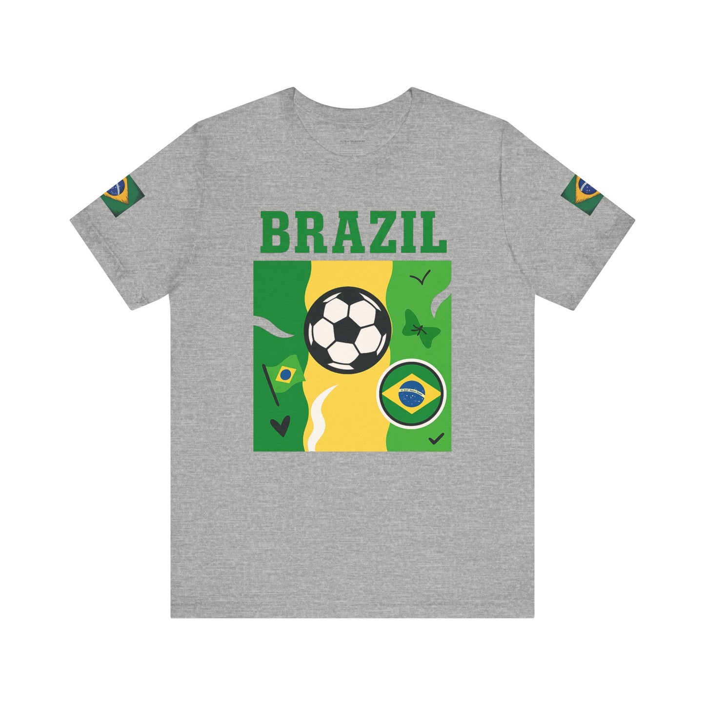 Casual Fashion T-Shirt - GO BRAZIL Team Tee - USA World Cup 2026 Limited Edition