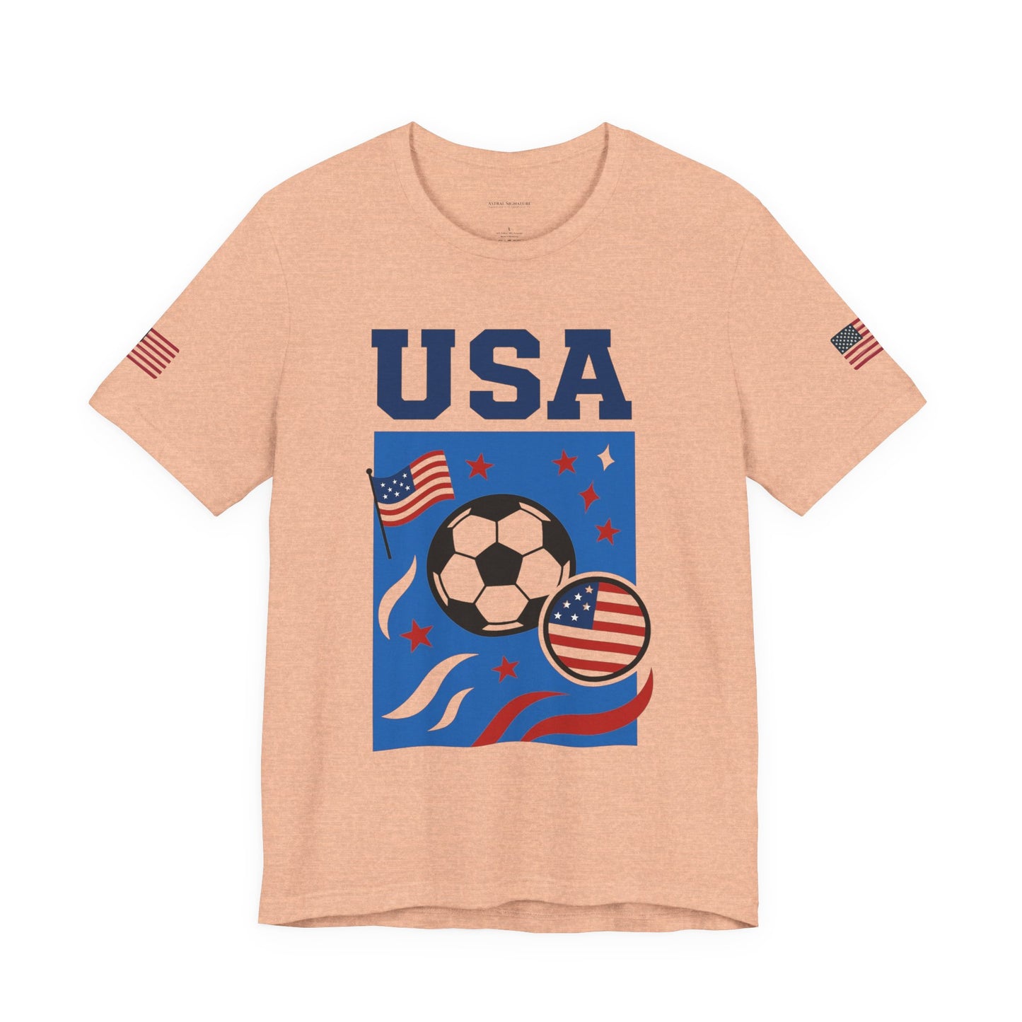 Casual Fashion T-Shirt - GO USA Team Tee, World Cup 2026 Limited Edition