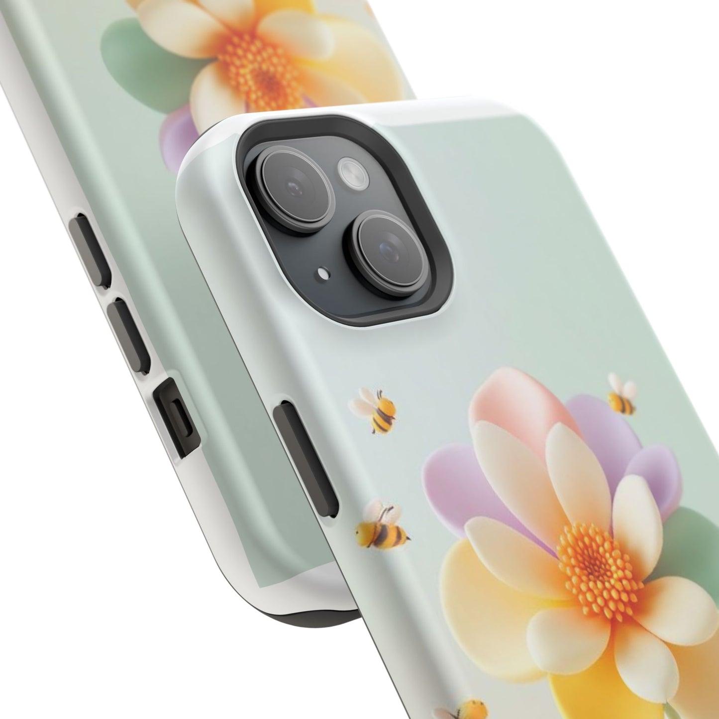 Phone Case Impact-Resistant, Calming 3D Flower Phone Case Impact-Resistant Case for Kids and Adults - Astral Signature
