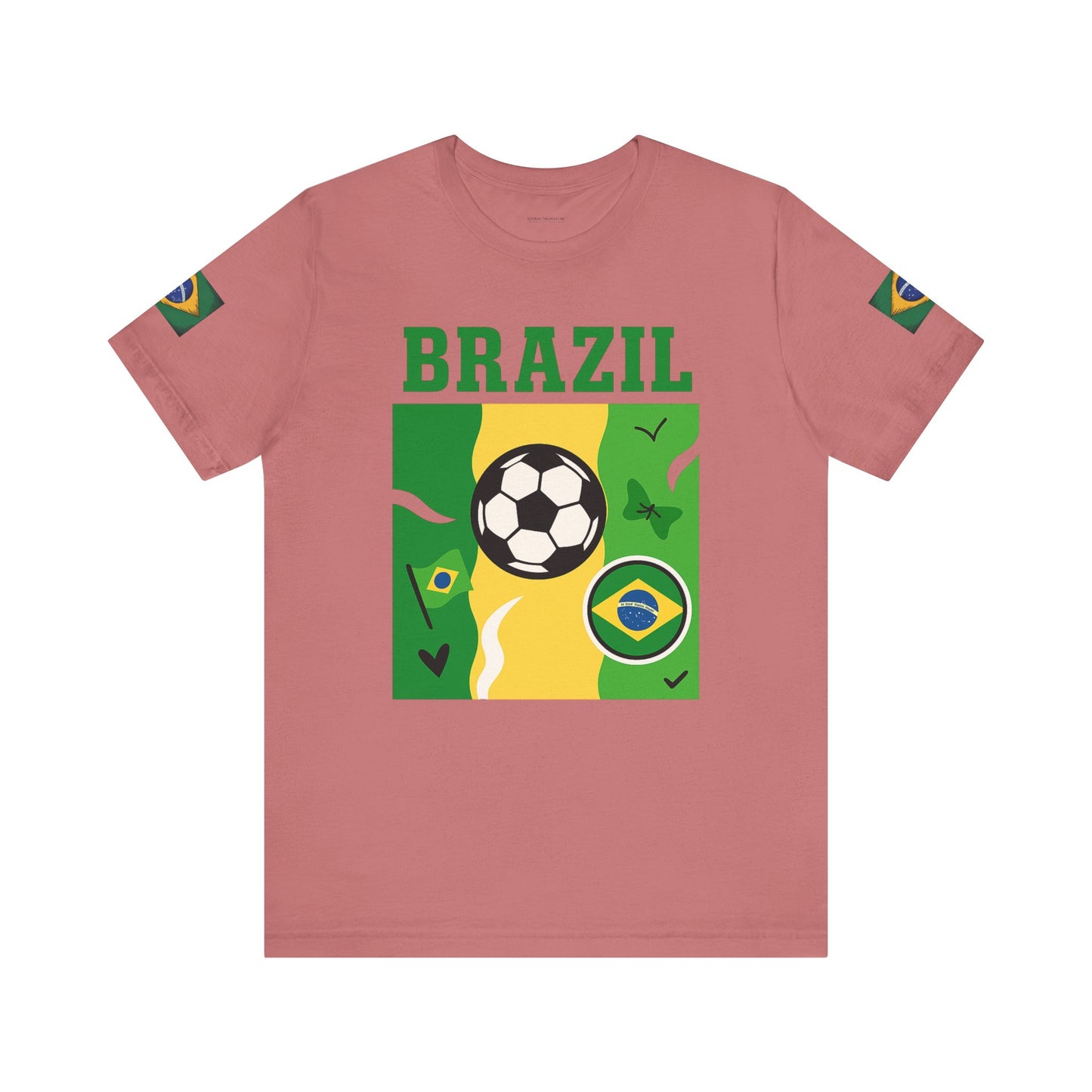 Casual Fashion T-Shirt - GO BRAZIL Team Tee - USA World Cup 2026 Limited Edition