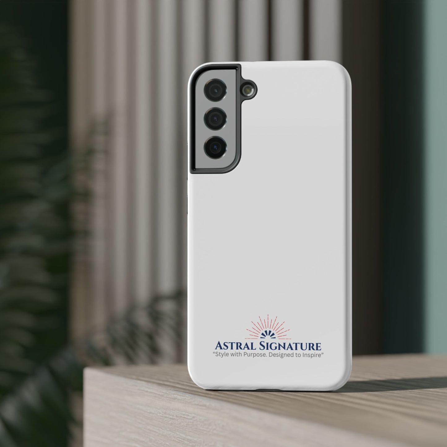 White Phone Case - Impact-Resistant White iPhone & Samsung Galaxy Case by Astral Signature