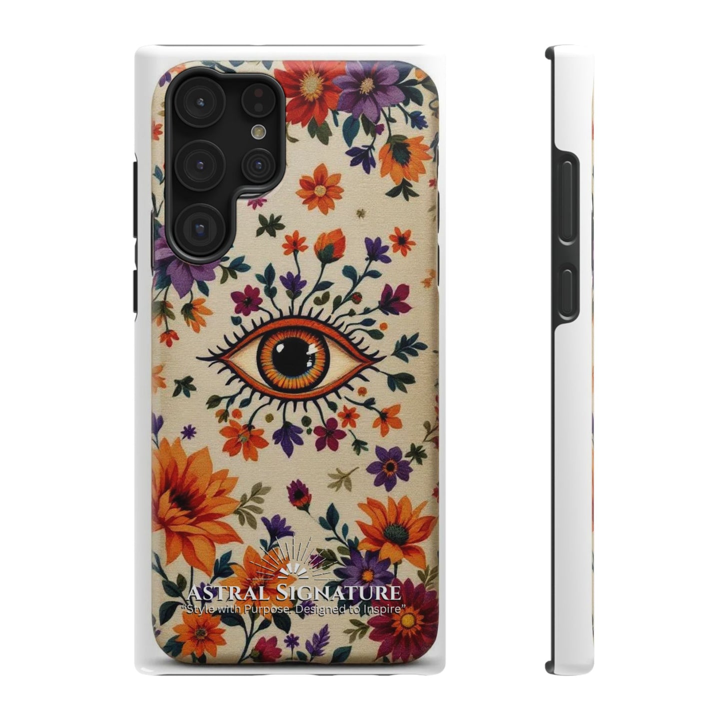 Phone Cases - Eye of God Symbol Impact-Resistant Case by Astral Signature