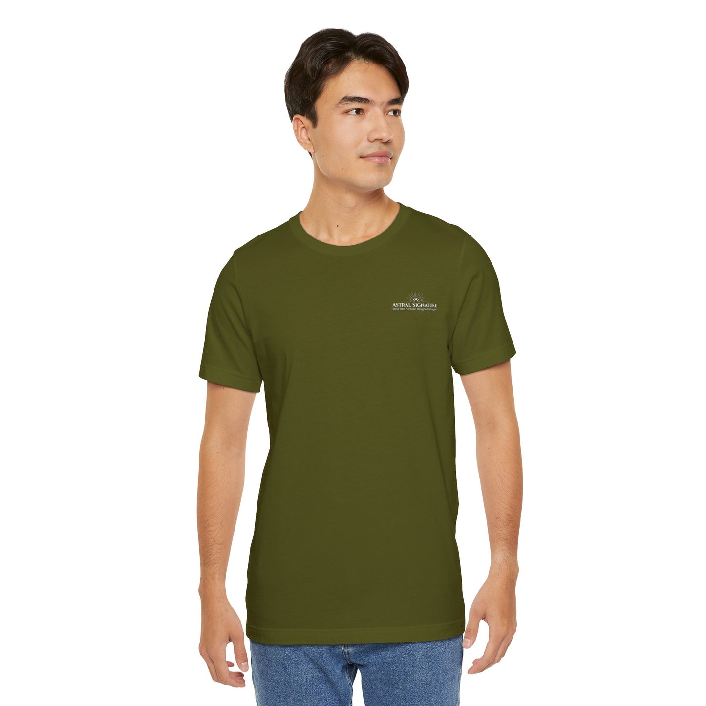 Astral Signature Tee, Unisex T-shirt in darker Colors, Gift for Friends, by Astral Signature