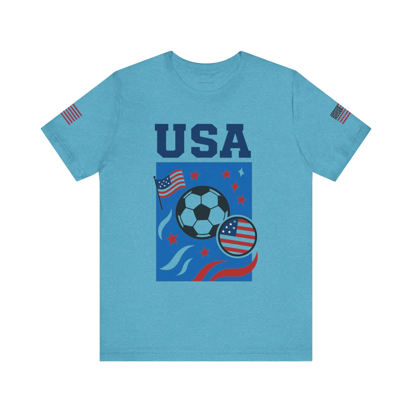 Casual Fashion T-Shirt - GO USA Team Tee, World Cup 2026 Limited Edition
