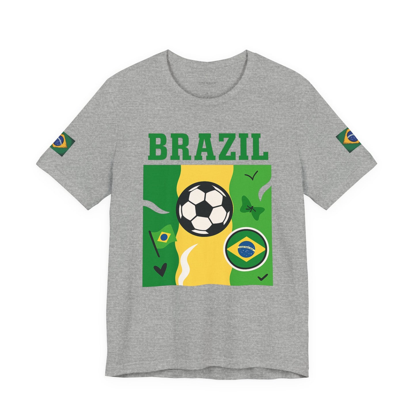 Casual Fashion T-Shirt - GO BRAZIL Team Tee - USA World Cup 2026 Limited Edition