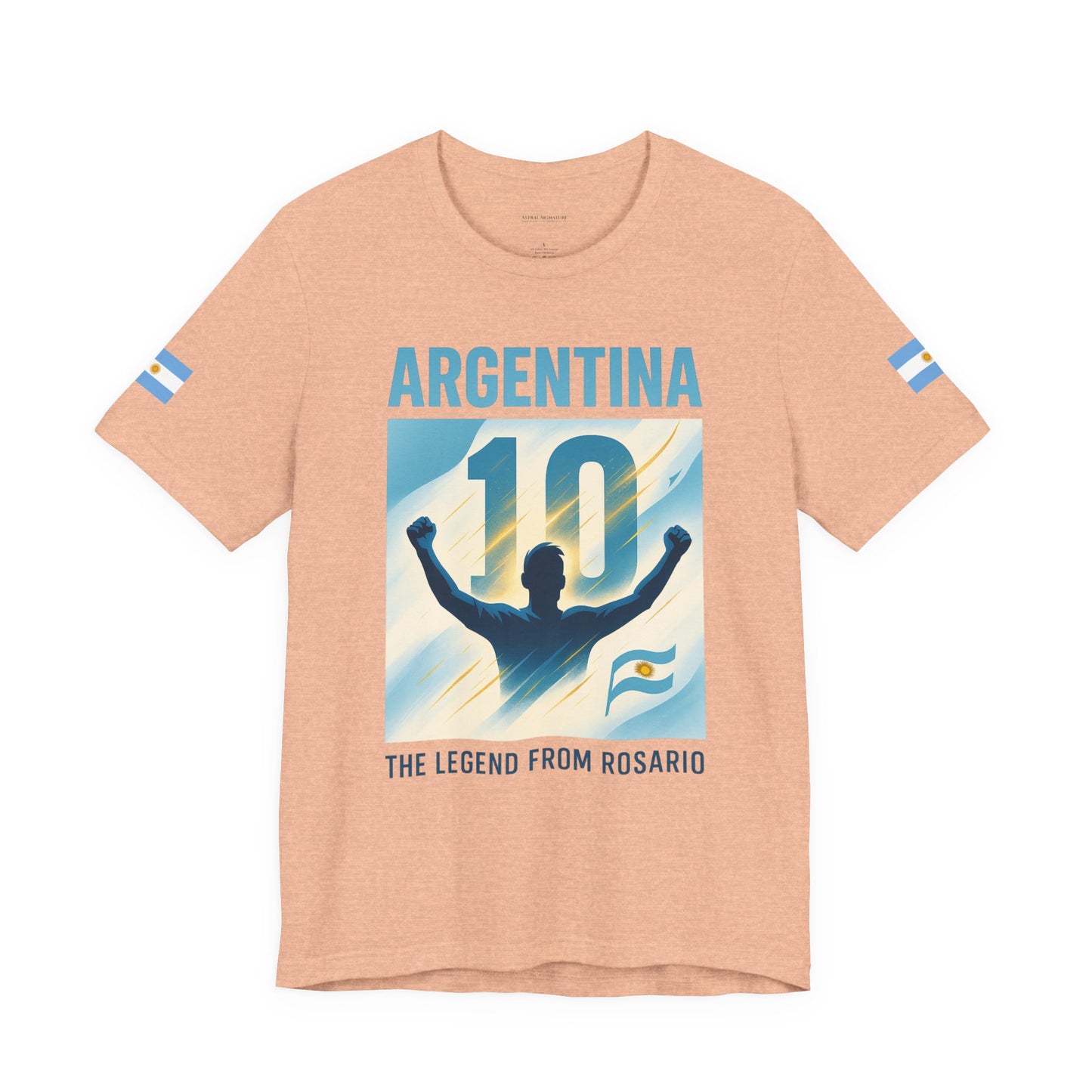 Argentina Legend from Rosario Team Tee - Casual Fashion T-Shirt, USA World Cup 2026 Limited Edition