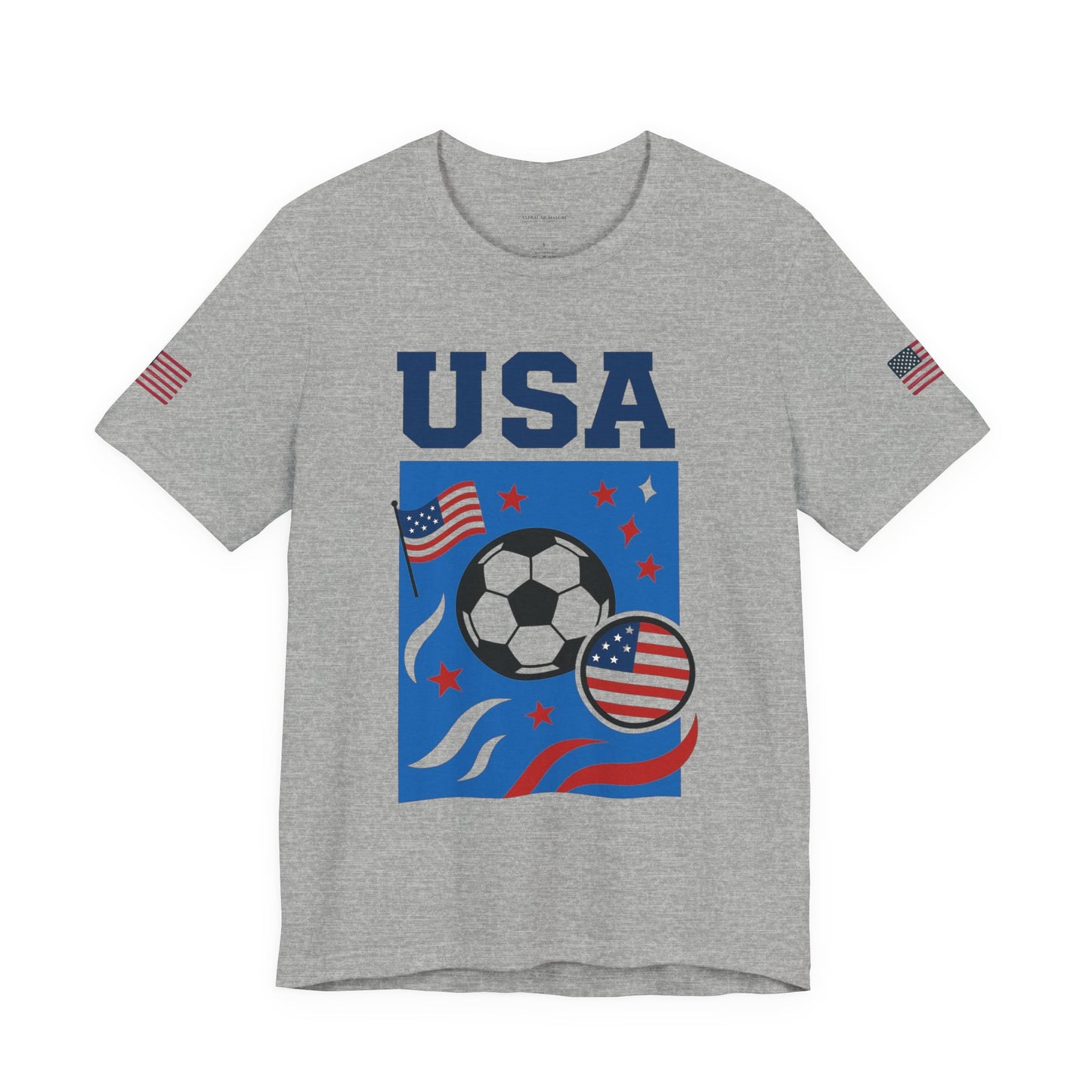 Casual Fashion T-Shirt - GO USA Team Tee, World Cup 2026 Limited Edition