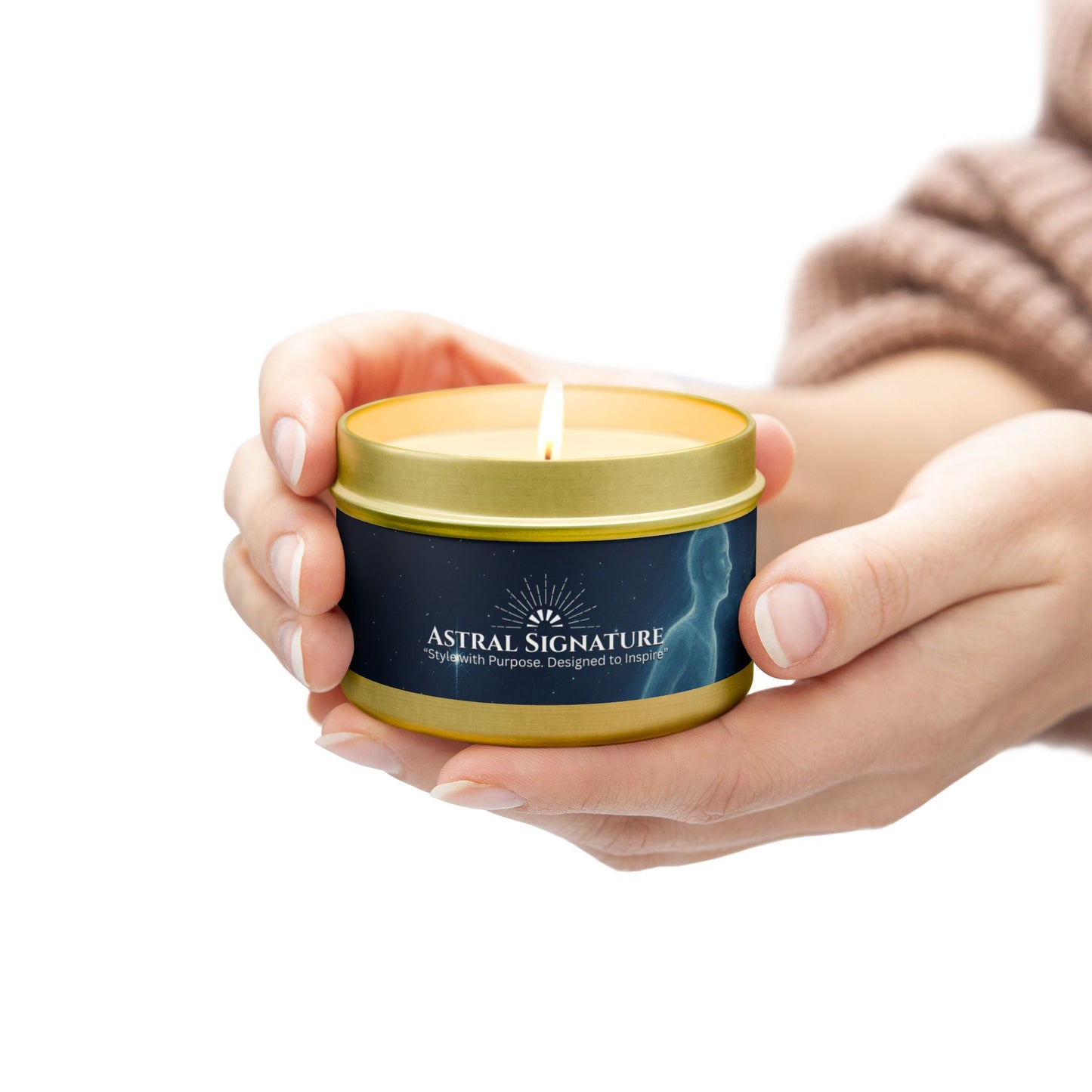 Eco-Friendly Aromatherapy Tin Candles , Relaxation Decor, Gift for Meditation, Birthday, Home Fragrance by Astral Signature