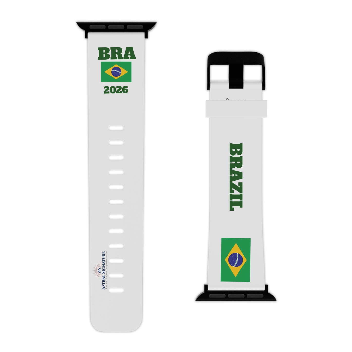 Watch Band BRAZIL Flag Strap World Cup USA 2026 Limited Edition