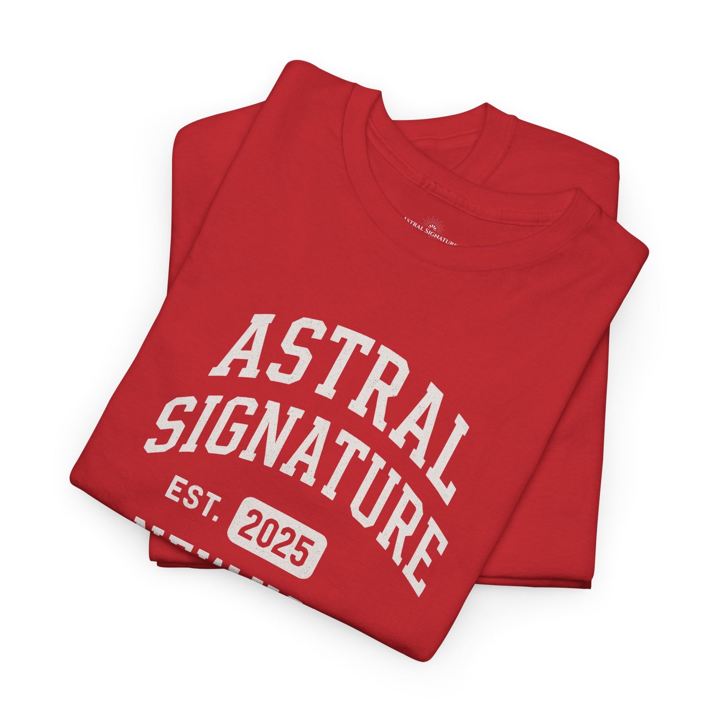 Astral Signature Tee Est. New York 2025, T-shirts in darker colors by Astral Signature
