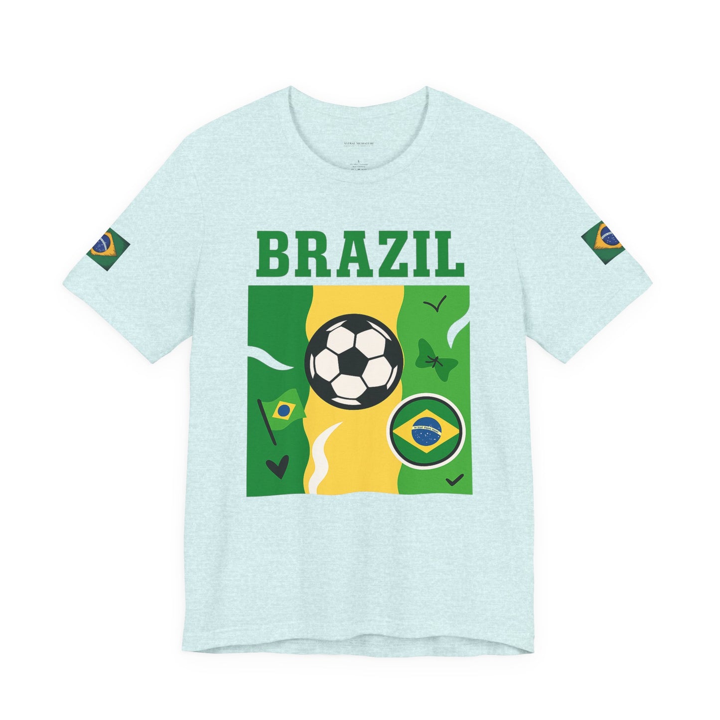 Casual Fashion T-Shirt - GO BRAZIL Team Tee - USA World Cup 2026 Limited Edition