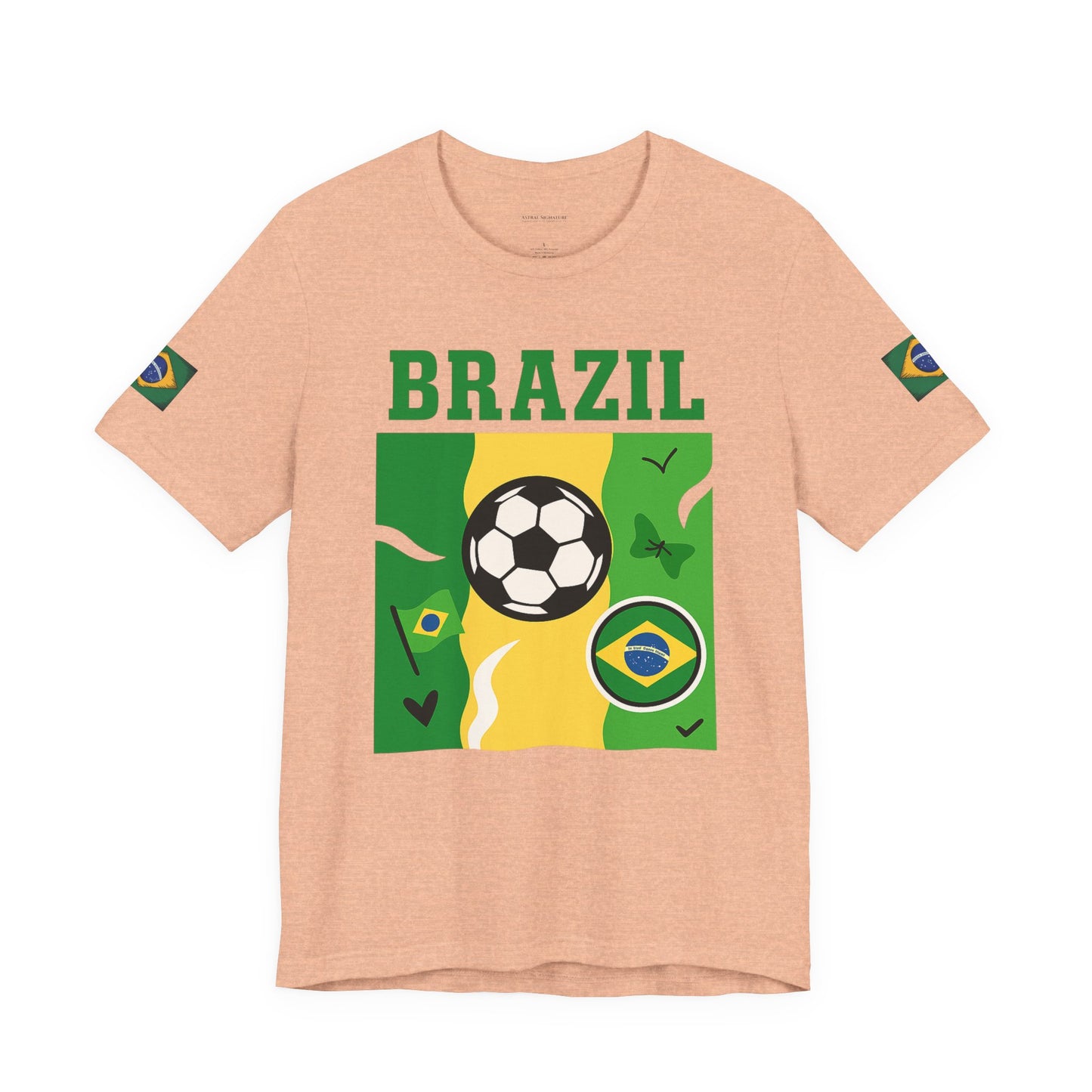 Casual Fashion T-Shirt - GO BRAZIL Team Tee - USA World Cup 2026 Limited Edition