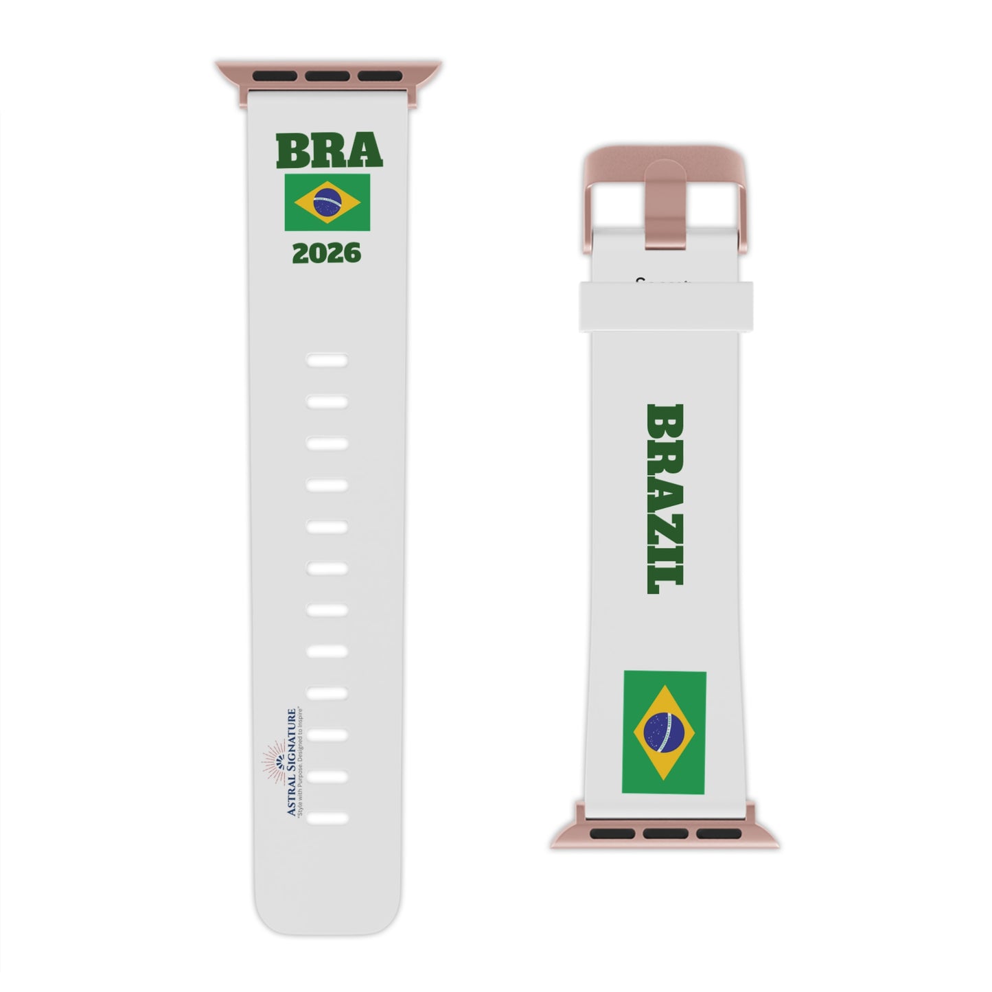 Watch Band BRAZIL Flag Strap World Cup USA 2026 Limited Edition