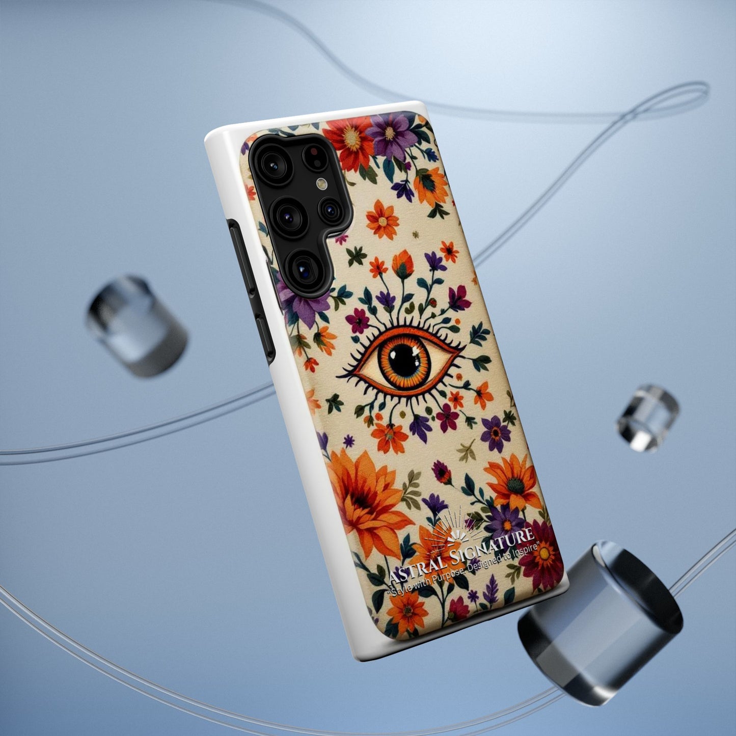 Phone Cases - Eye of God Symbol Impact-Resistant Case by Astral Signature