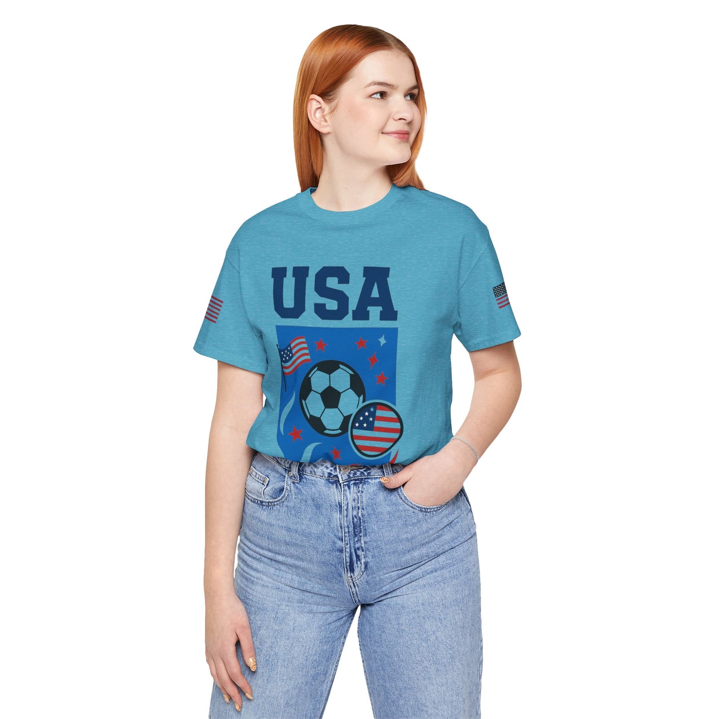 Casual Fashion T-Shirt - GO USA Team Tee, World Cup 2026 Limited Edition