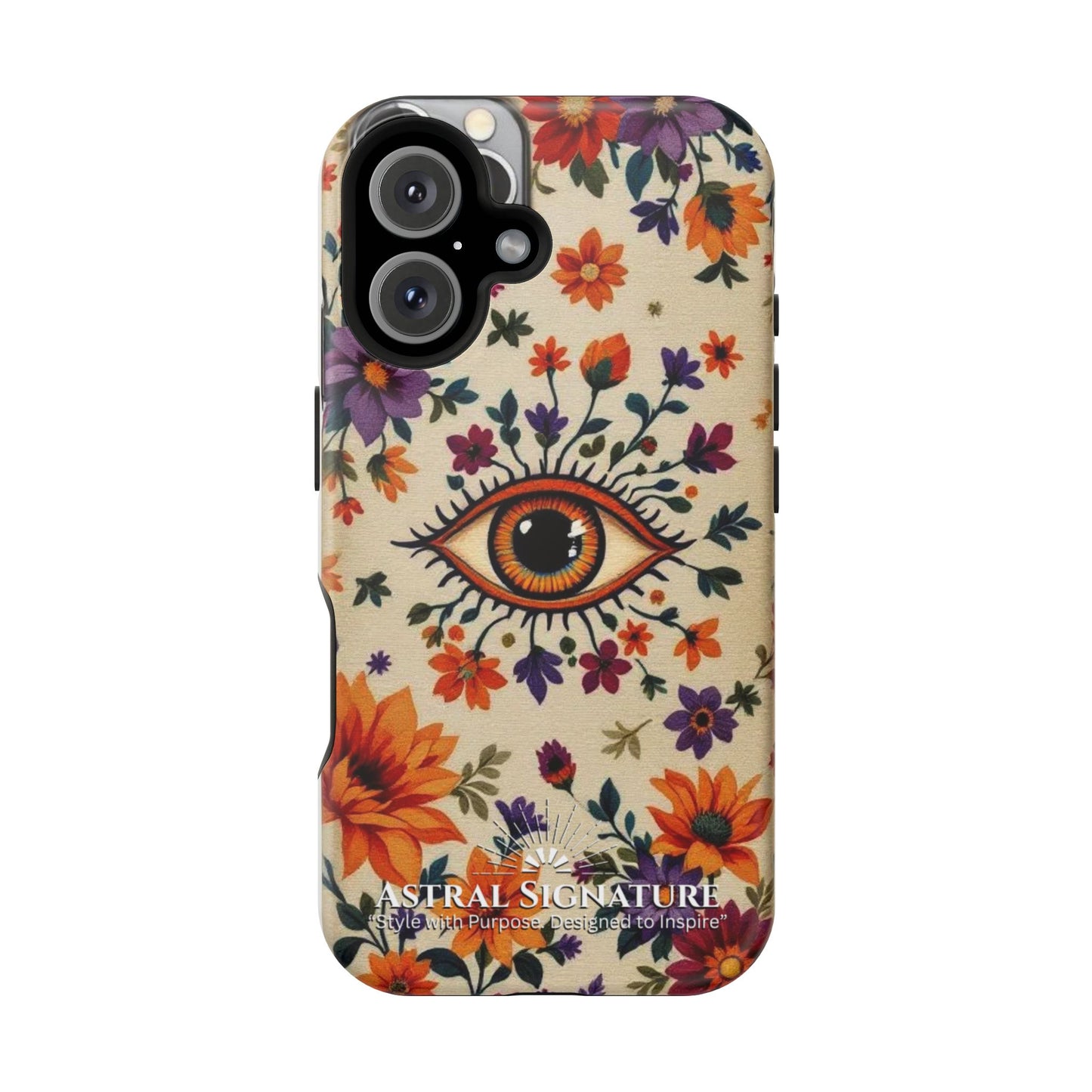 Phone Cases - Eye of God Symbol Impact-Resistant Case by Astral Signature