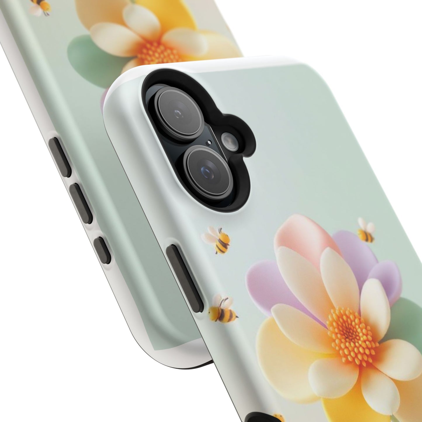Phone Case Impact-Resistant, Calming 3D Flower Phone Case Impact-Resistant Case for Kids and Adults - Astral Signature