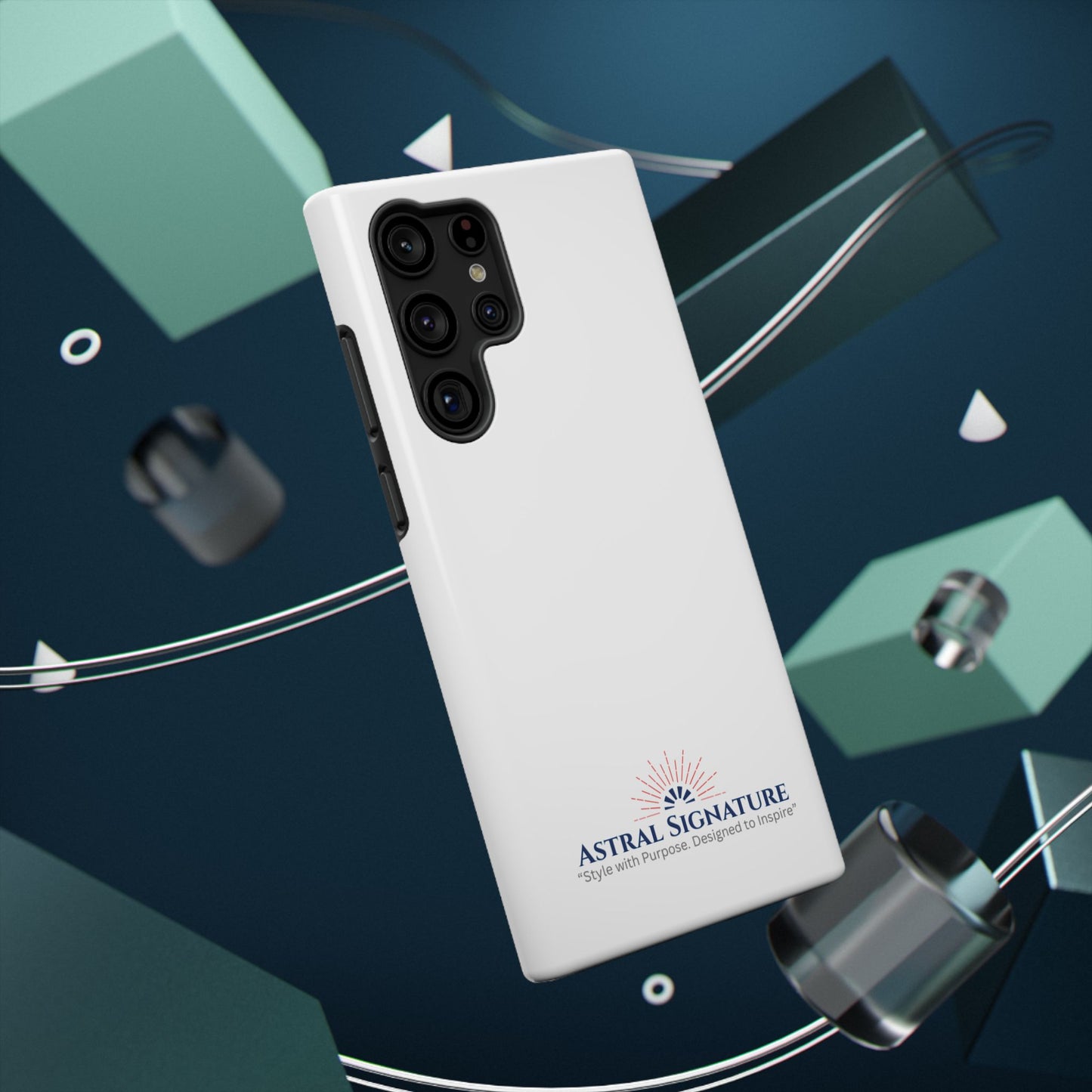 White Phone Case - Impact-Resistant White iPhone & Samsung Galaxy Case by Astral Signature