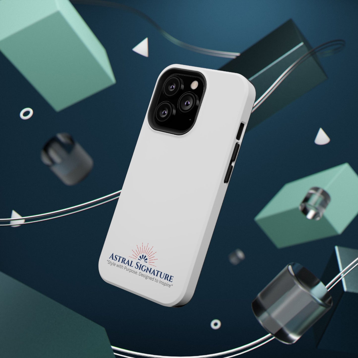 White Phone Case - Impact-Resistant White iPhone & Samsung Galaxy Case by Astral Signature