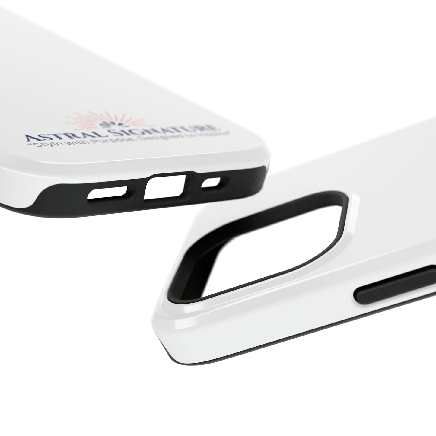 White Phone Case - Impact-Resistant White iPhone & Samsung Galaxy Case by Astral Signature