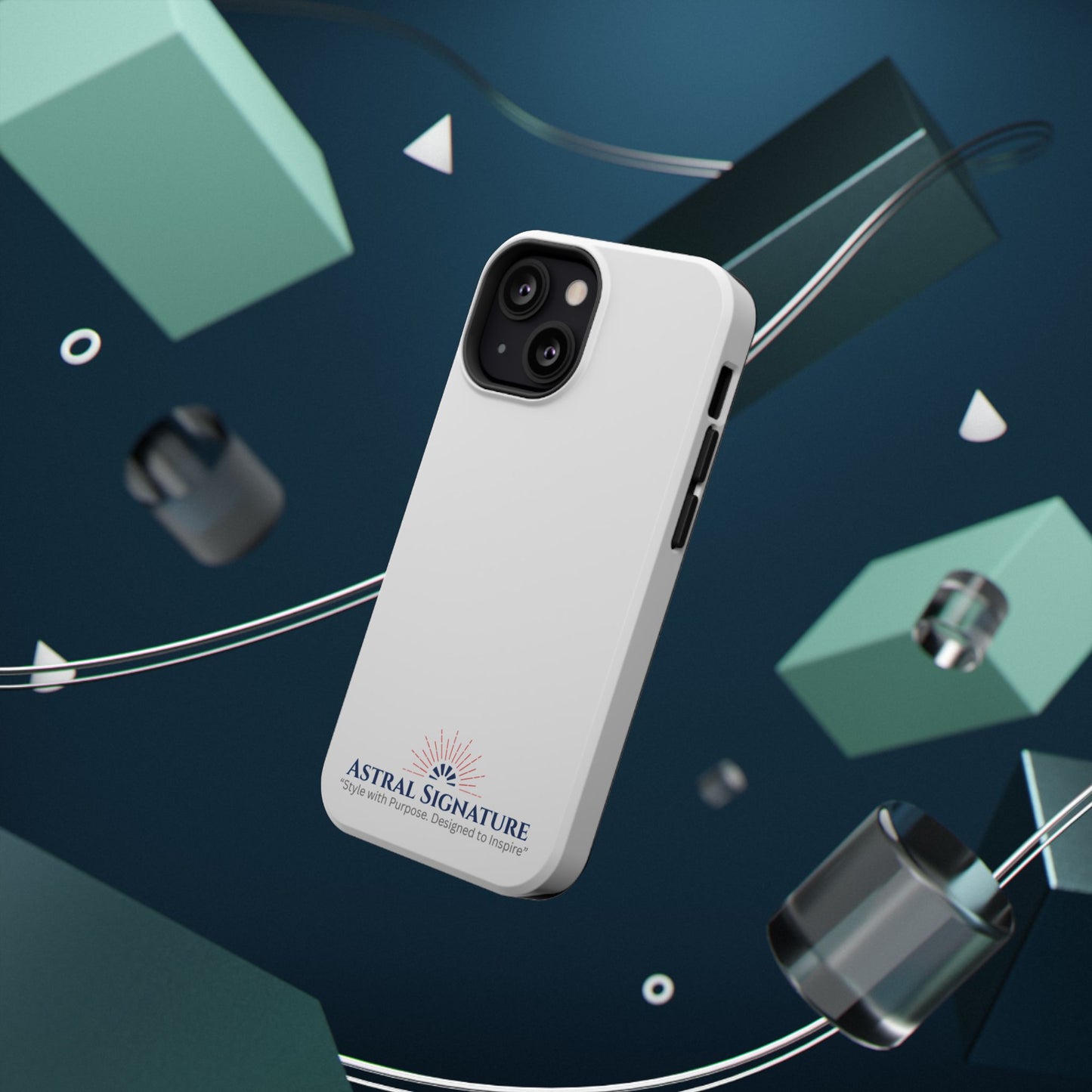 White Phone Case - Impact-Resistant White iPhone & Samsung Galaxy Case by Astral Signature