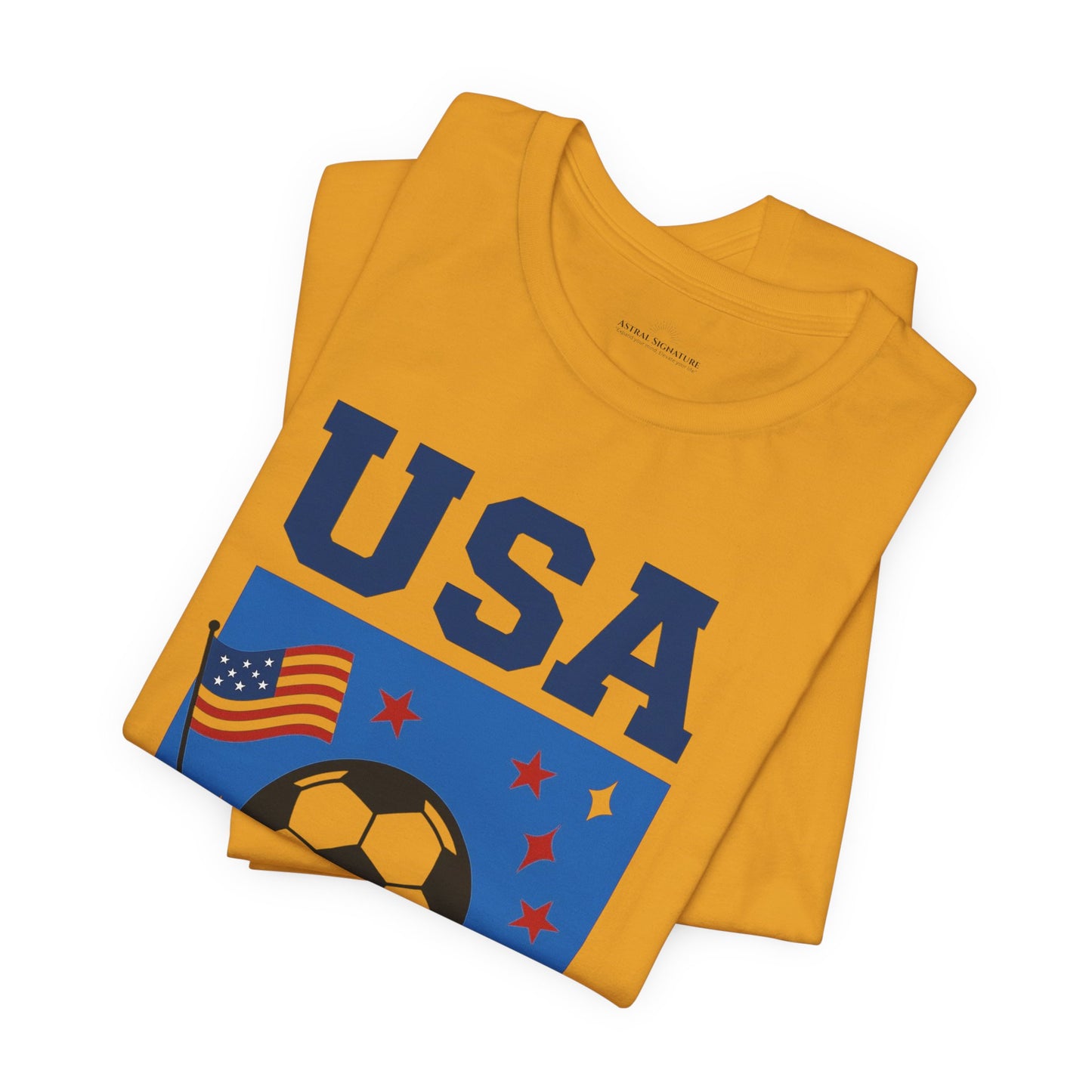 Casual Fashion T-Shirt - GO USA Team Tee, World Cup 2026 Limited Edition