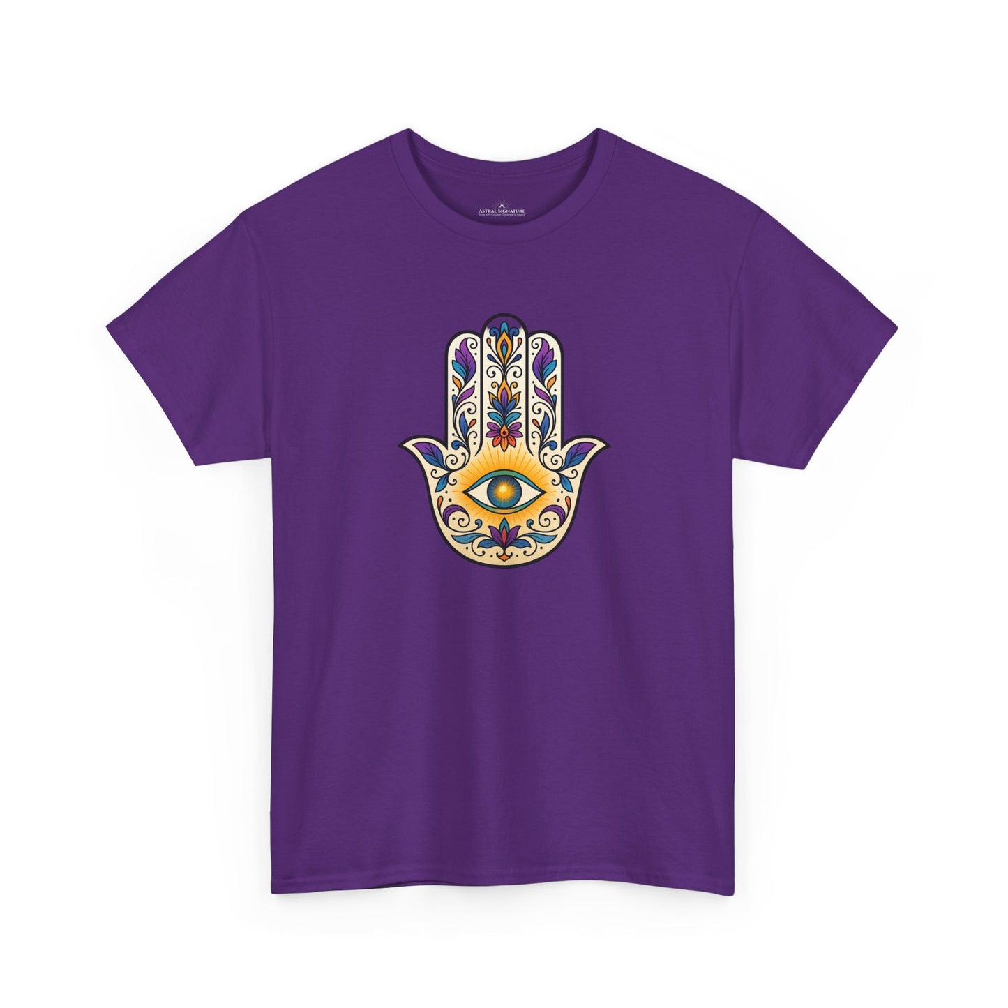 Hamsa Protective Symbol Tee - Astral Signature
