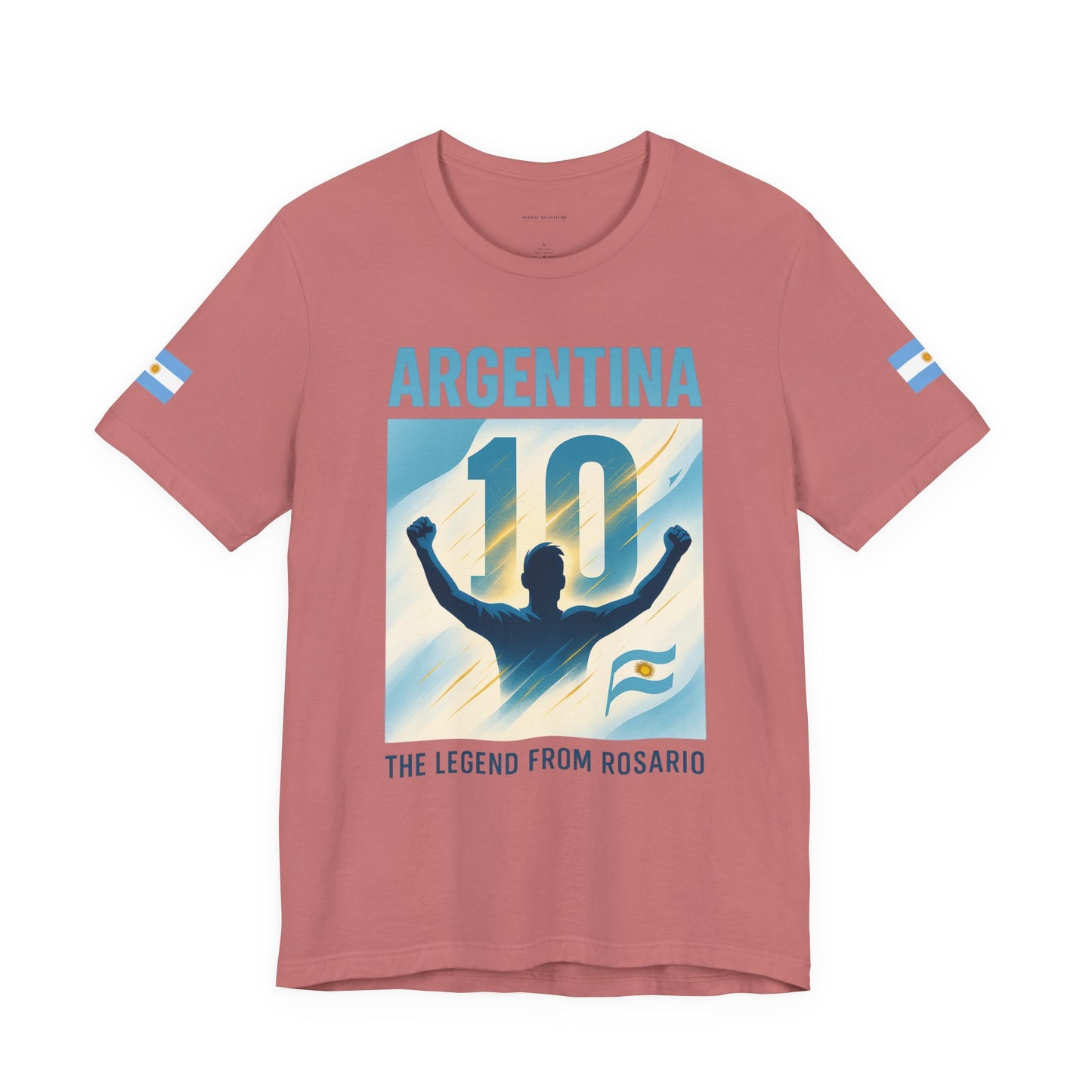 Argentina Legend from Rosario Team Tee - Casual Fashion T-Shirt, USA World Cup 2026 Limited Edition