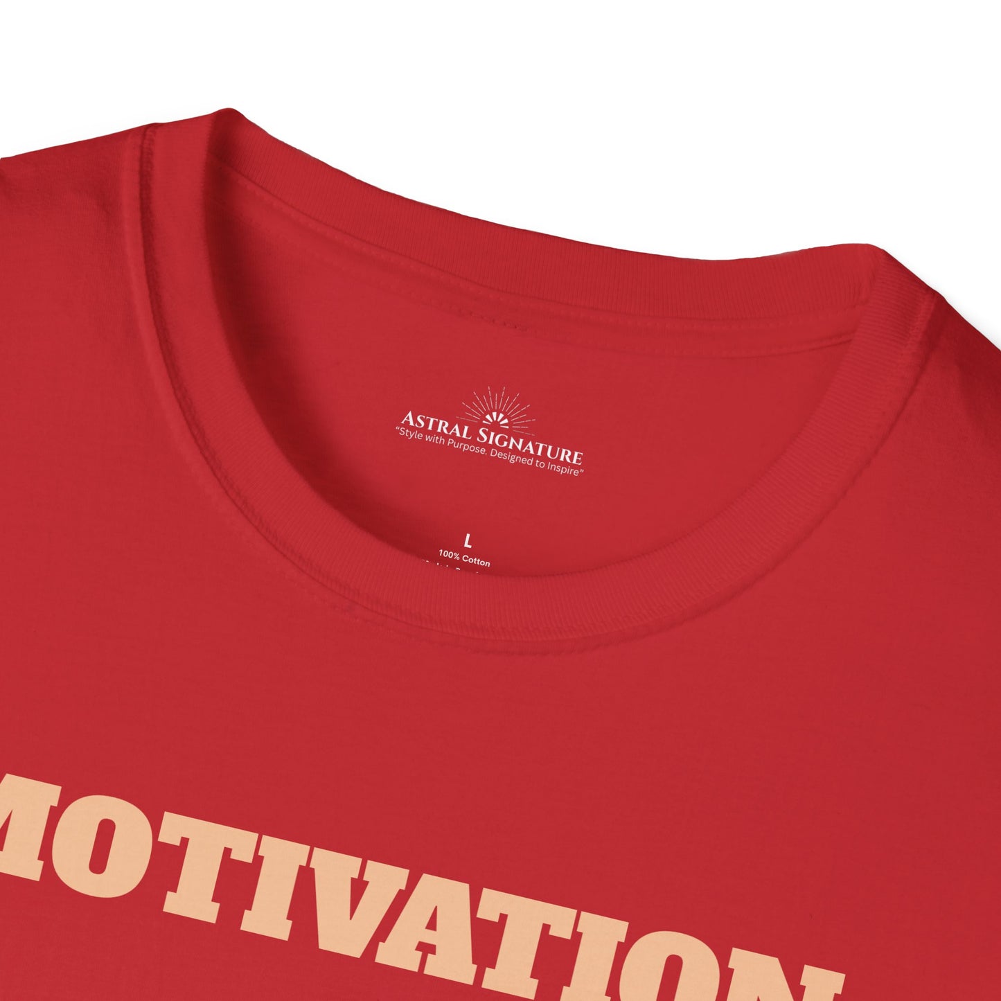 Motivation Tee, Essence Style Unisex Softstyle T-Shirt, White Label by Astral Signature