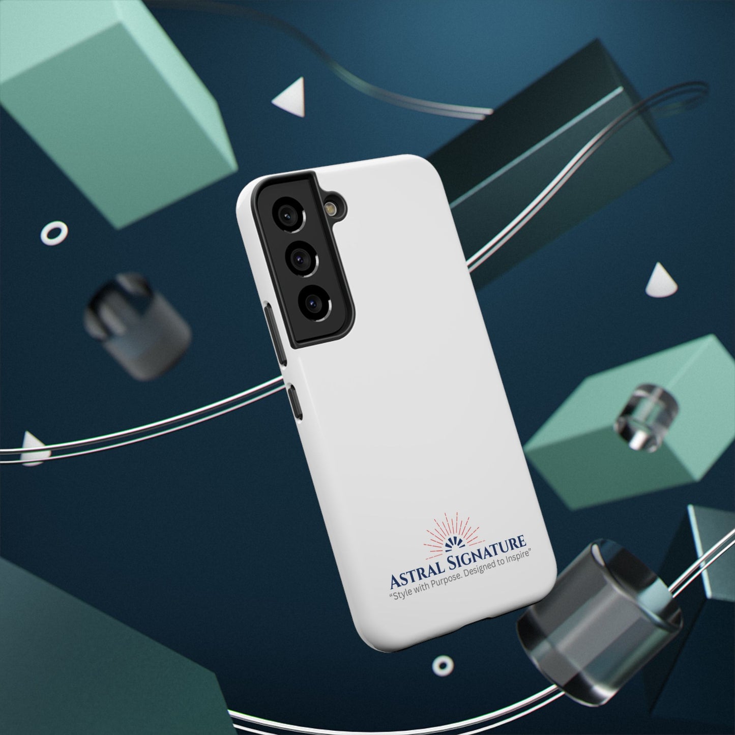 White Phone Case - Impact-Resistant White iPhone & Samsung Galaxy Case by Astral Signature