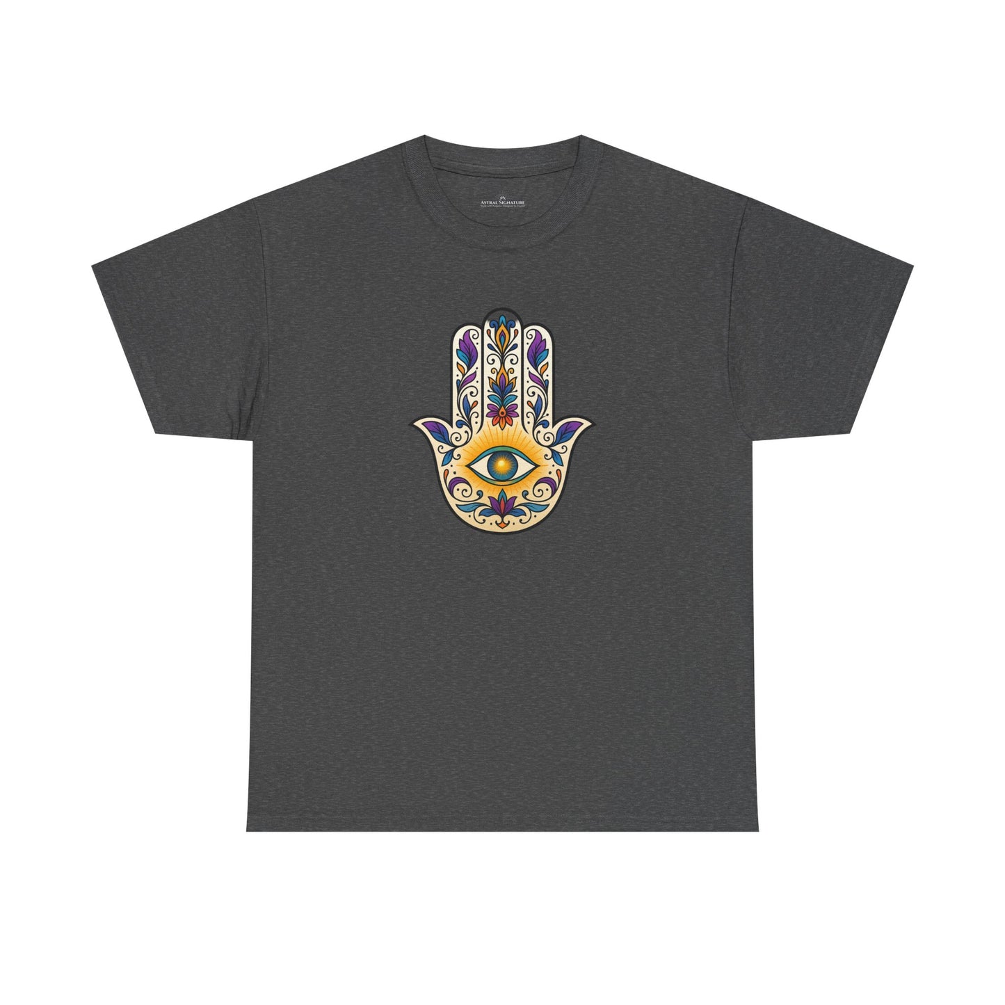 Hamsa Protective Symbol Tee - Astral Signature