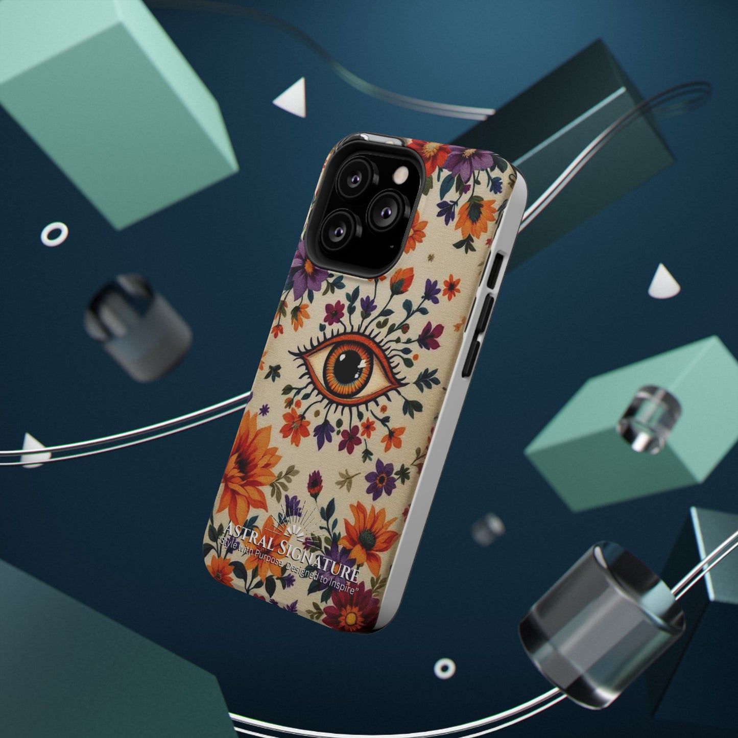 Phone Cases - Eye of God Symbol Impact-Resistant Case by Astral Signature