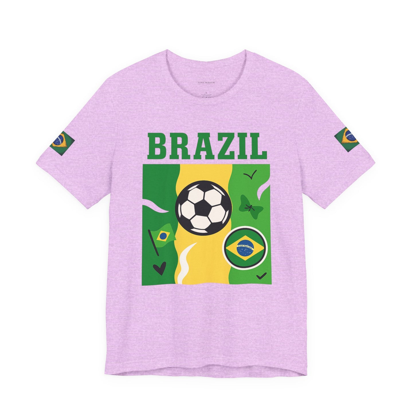 Casual Fashion T-Shirt - GO BRAZIL Team Tee - USA World Cup 2026 Limited Edition