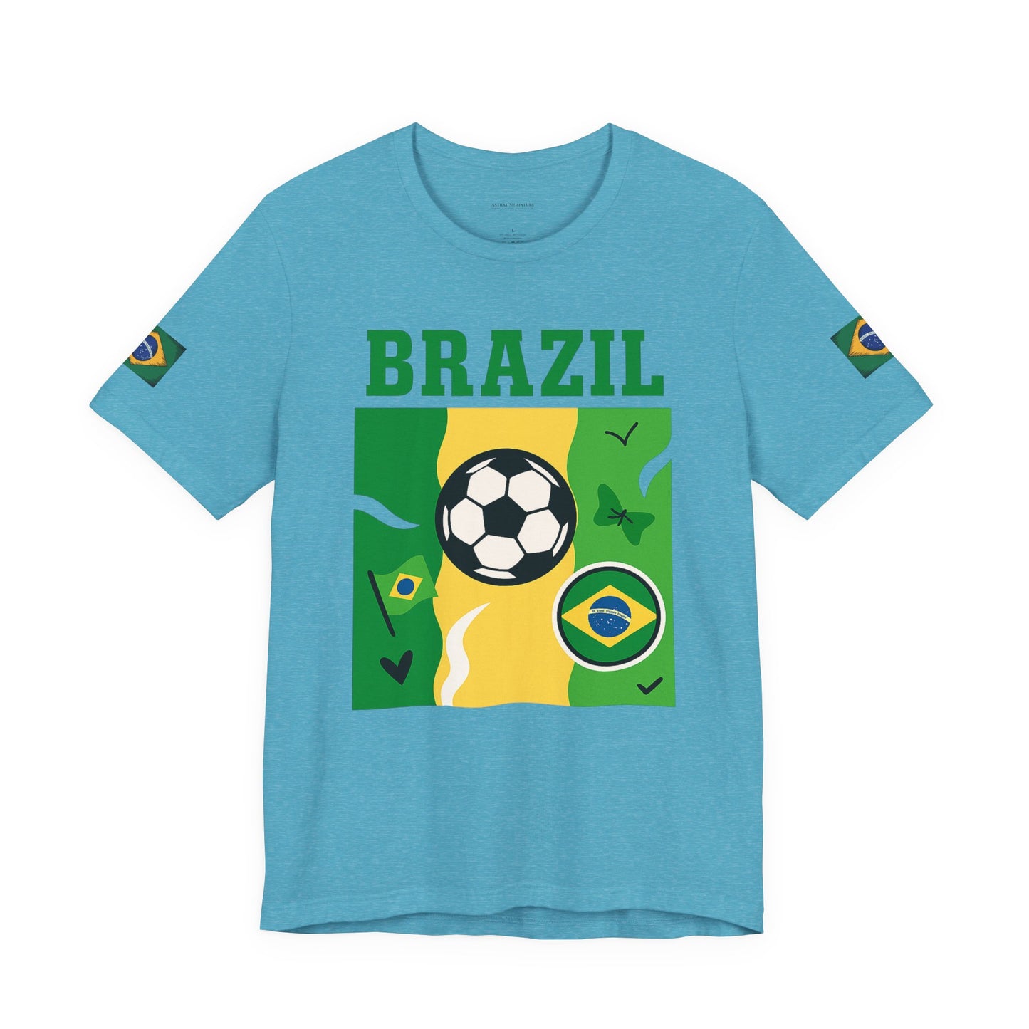Casual Fashion T-Shirt - GO BRAZIL Team Tee - USA World Cup 2026 Limited Edition