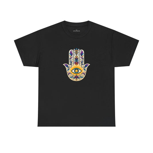 Hamsa Protective Symbol Tee - Astral Signature